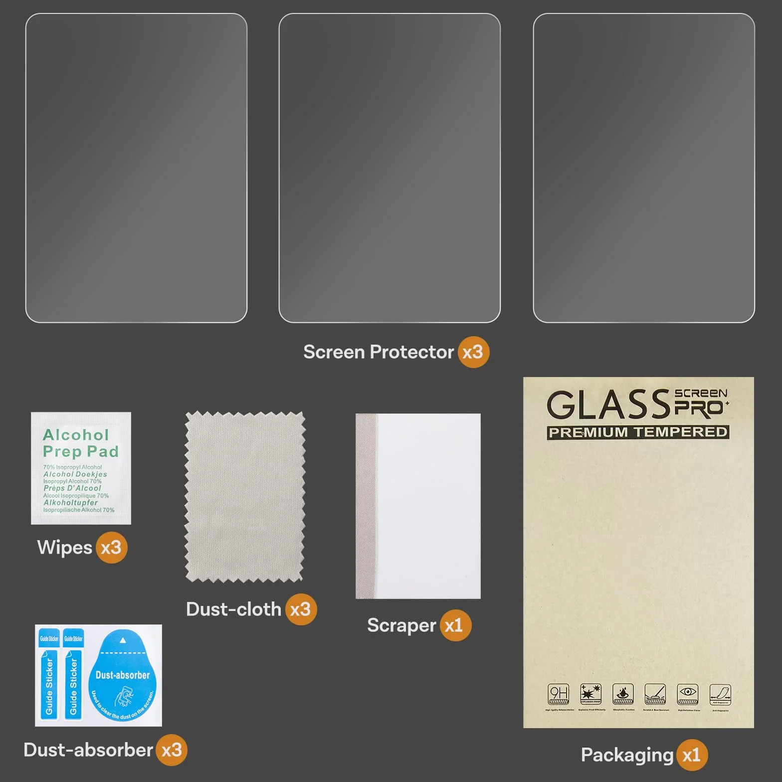CoBak Protectores de Pantalla Antirreflejos Mate para Kindle Paperwhite 6.8 Pulgadas, Kobo Aura H2O Edition 2 - PET