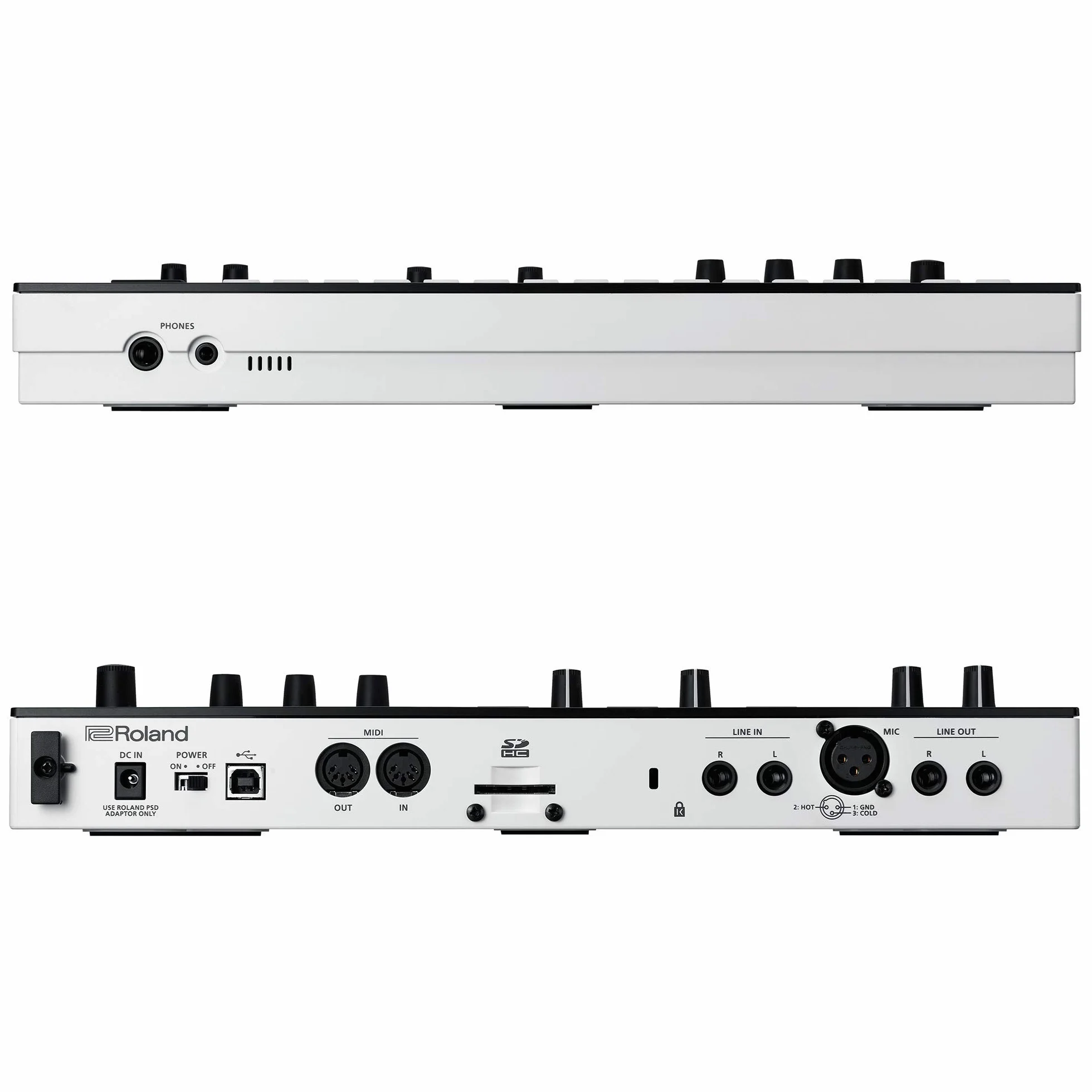 Roland VERSELAB MV-1, estudio de producción de canciones profesional con sonidos ZEN-Core para compositores y cantantes. Pads 4x4 y secuenciador por pasos TR-REC para baterías