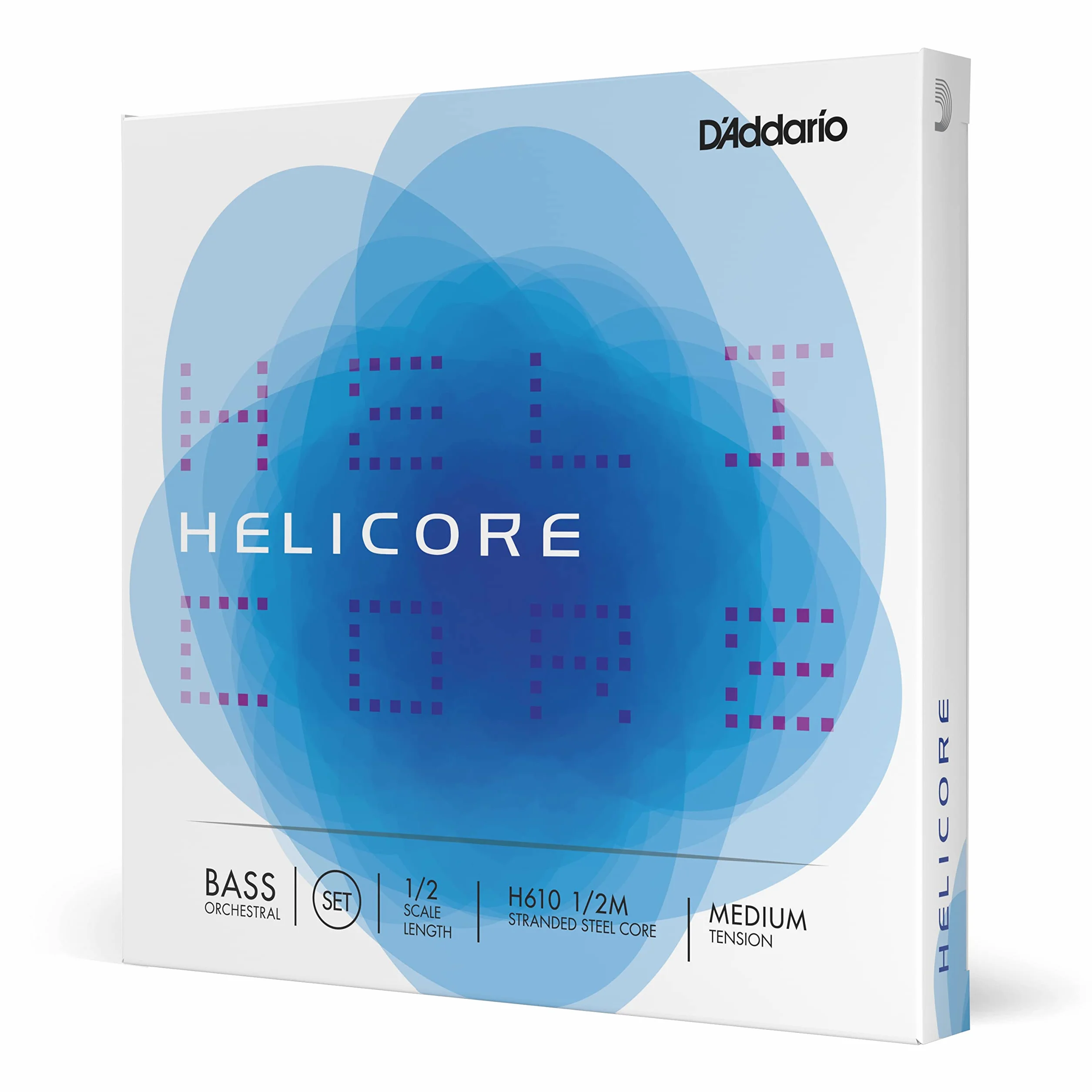 D'Addario Helicore 1/2 Scale Medium Tension Orchestral Bass String Set