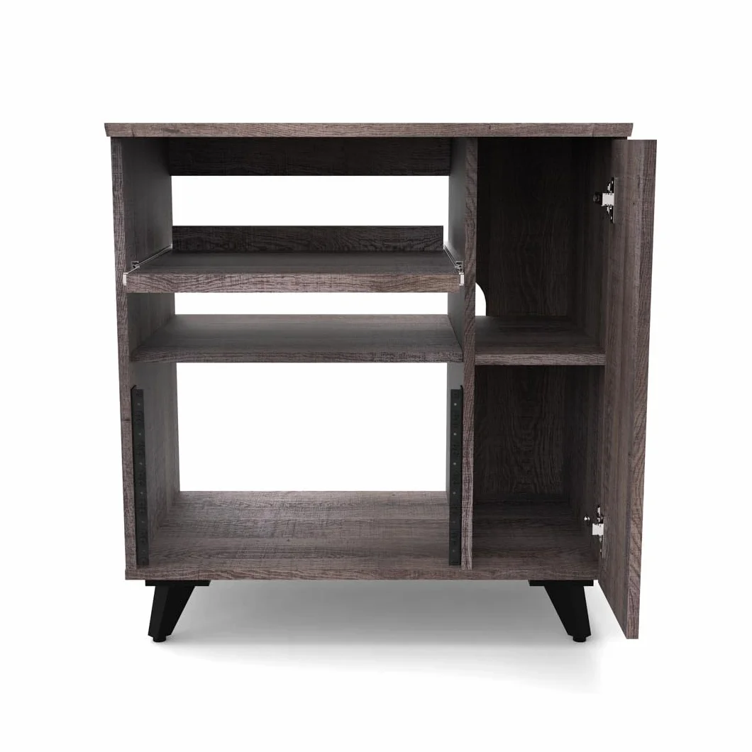 Glorious Modular Side Rack Walnut - Expansión para Racks de mesas de Estudio
