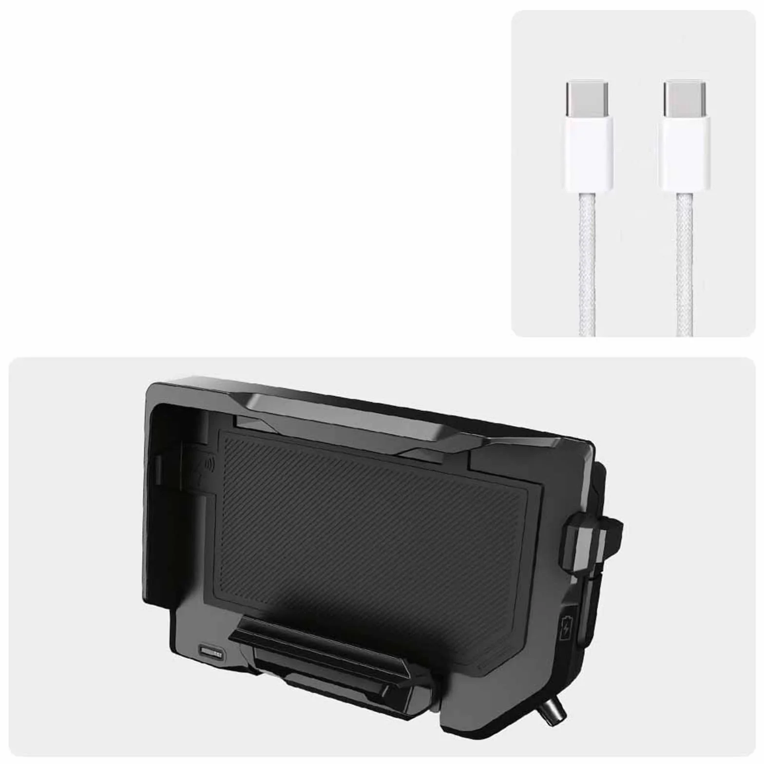 Soporte De Navegación Y Teléfono Móvil con Carga Inalámbrica para BMW R1250GS ADV. Compatible R 1250 GS R1200GS