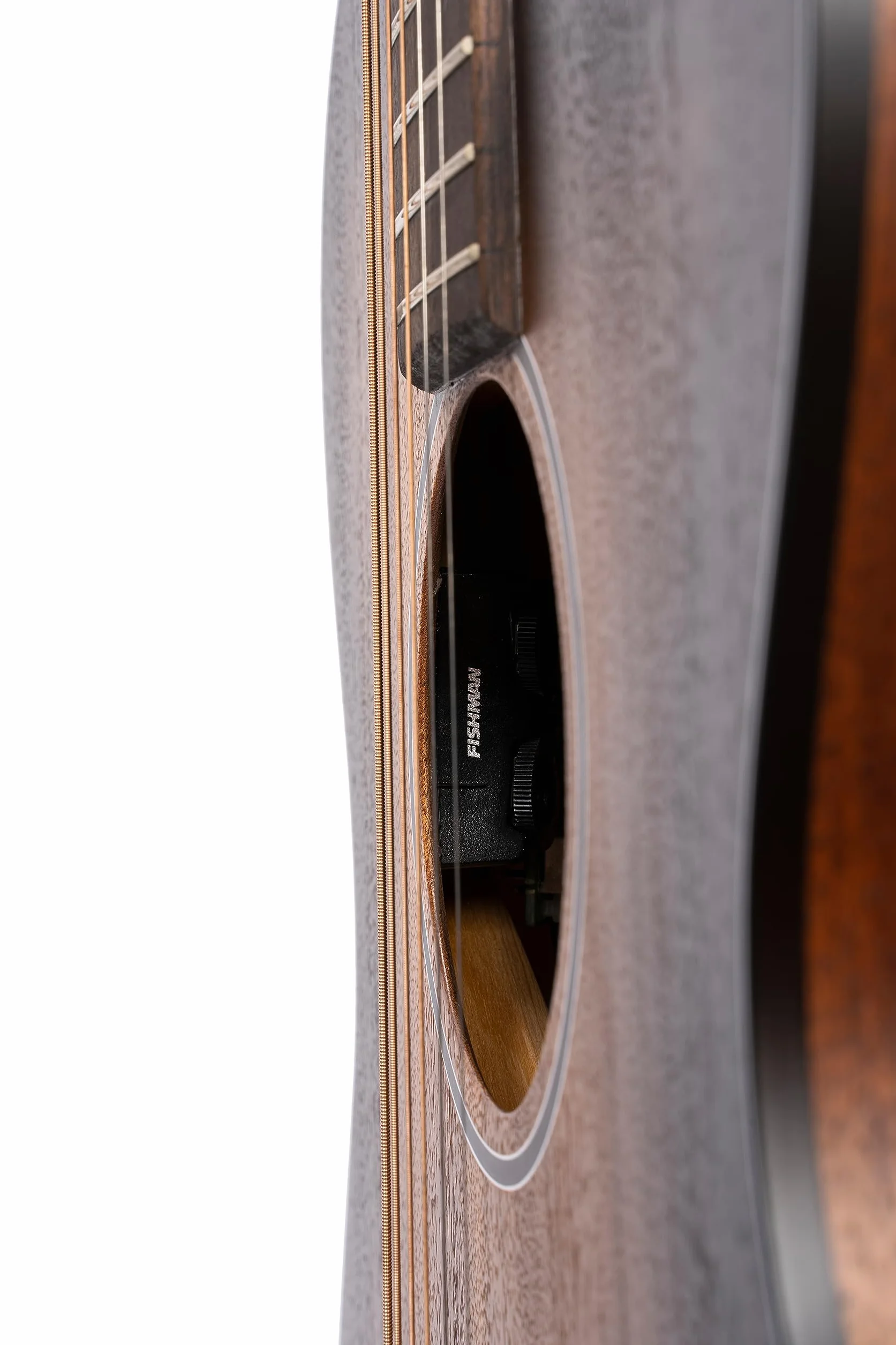 Cort Core PE - Guitarra electroacústica Parlor - Negro degradado poros abiertos (+ funda blanda)