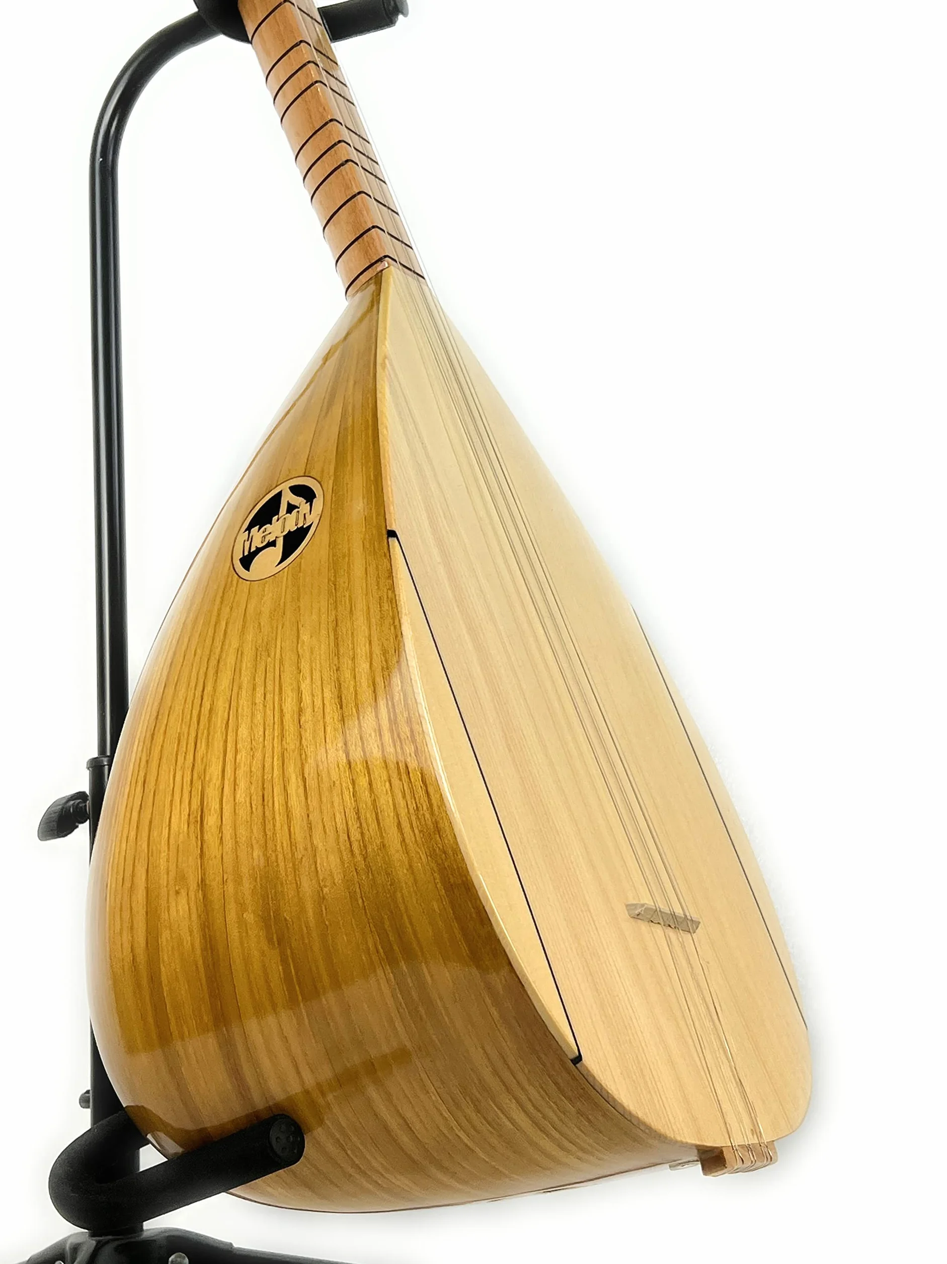 Saz Baglama Uzun Kol - Cuello largo con funda y pastilla