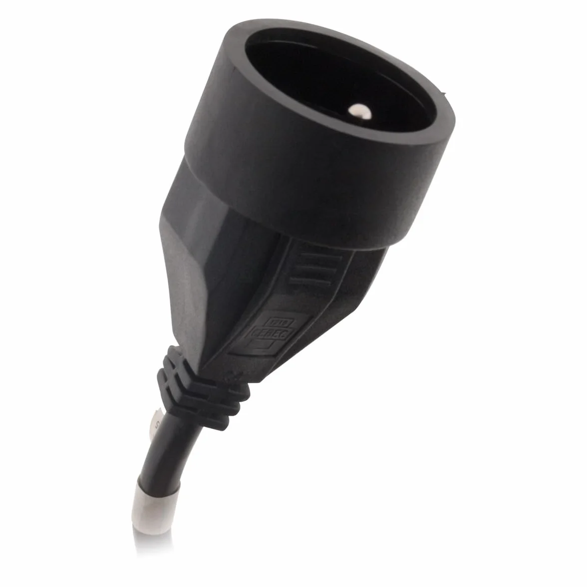 Alargador 16A 2P+T HO5VV-F 3G1.5mm² Negro 10m