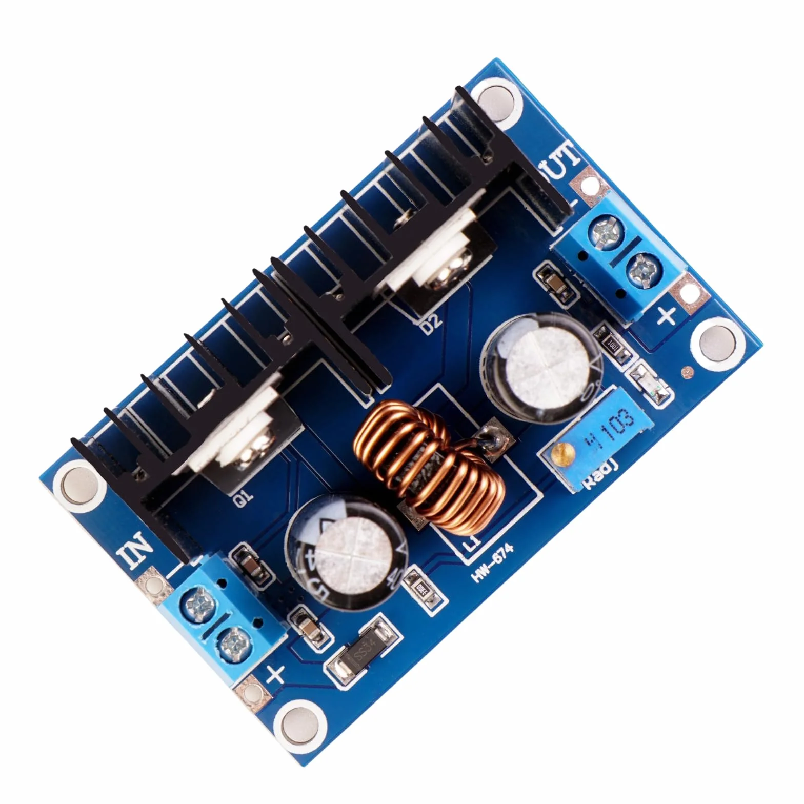DC-DC paso abajo Buck Converter 5V 9V 12V 24V 8A módulo de control de voltaje fuente de alimentación compatible con Arduino LED controladores ventiladores motor módulo de alimentación