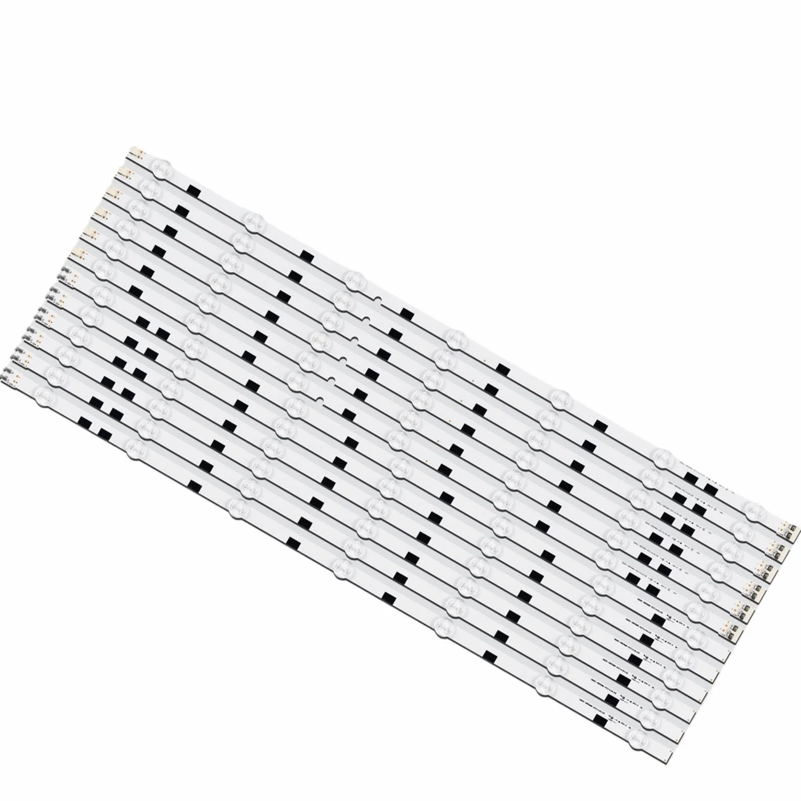 Kit de 12 tiras LED para TV compatible con UN58H5203AG, UE58J5200AK, UE58J5200AW, UA58H5200AR, UE58H5203AW, UN58H5005AF y ​​UE58H5200AW