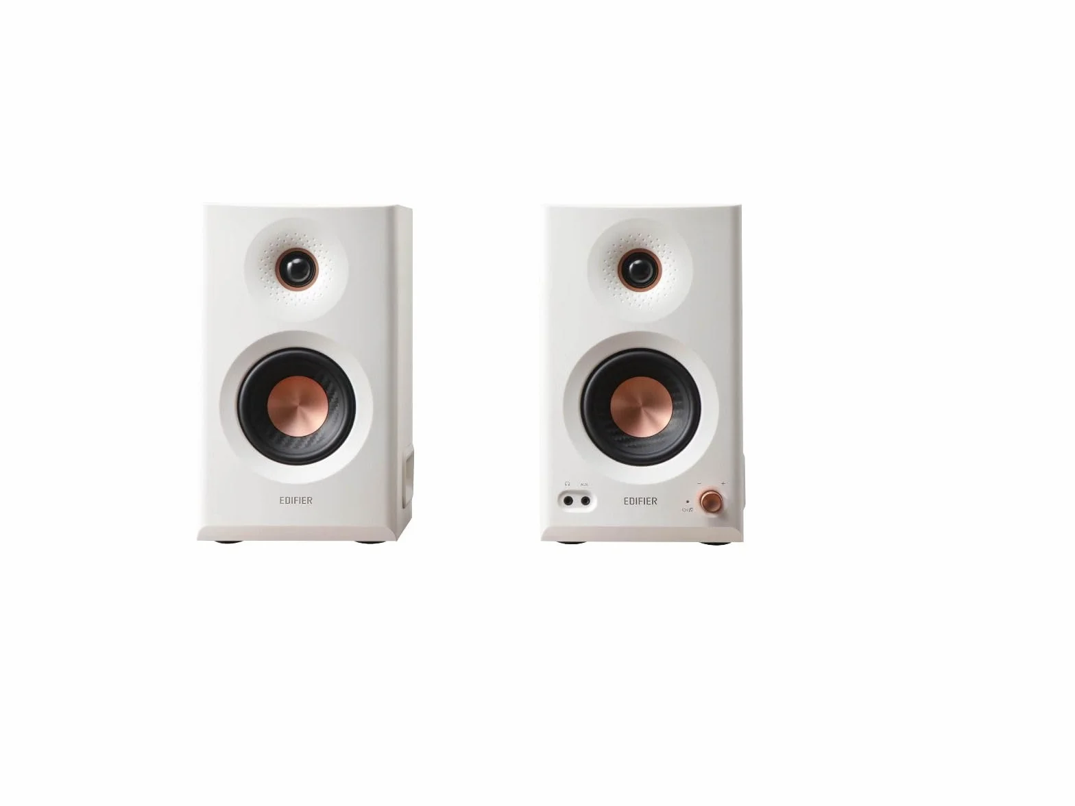 Edifier MR5 - Altavoz de Estudio (3 vías, 110 W, Crossover Tri-Amped), Color Blanco