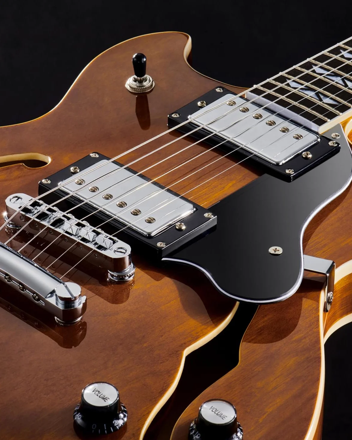 WestCreek Guitars 333 Cuerpo Hueco Guitarra Eléctrica, Jazz Electric Guitar, Cuerpo de Arce, Mástil Arce, diapasón de Palisandro, Cejuela de Hueso, 22 Trastes
