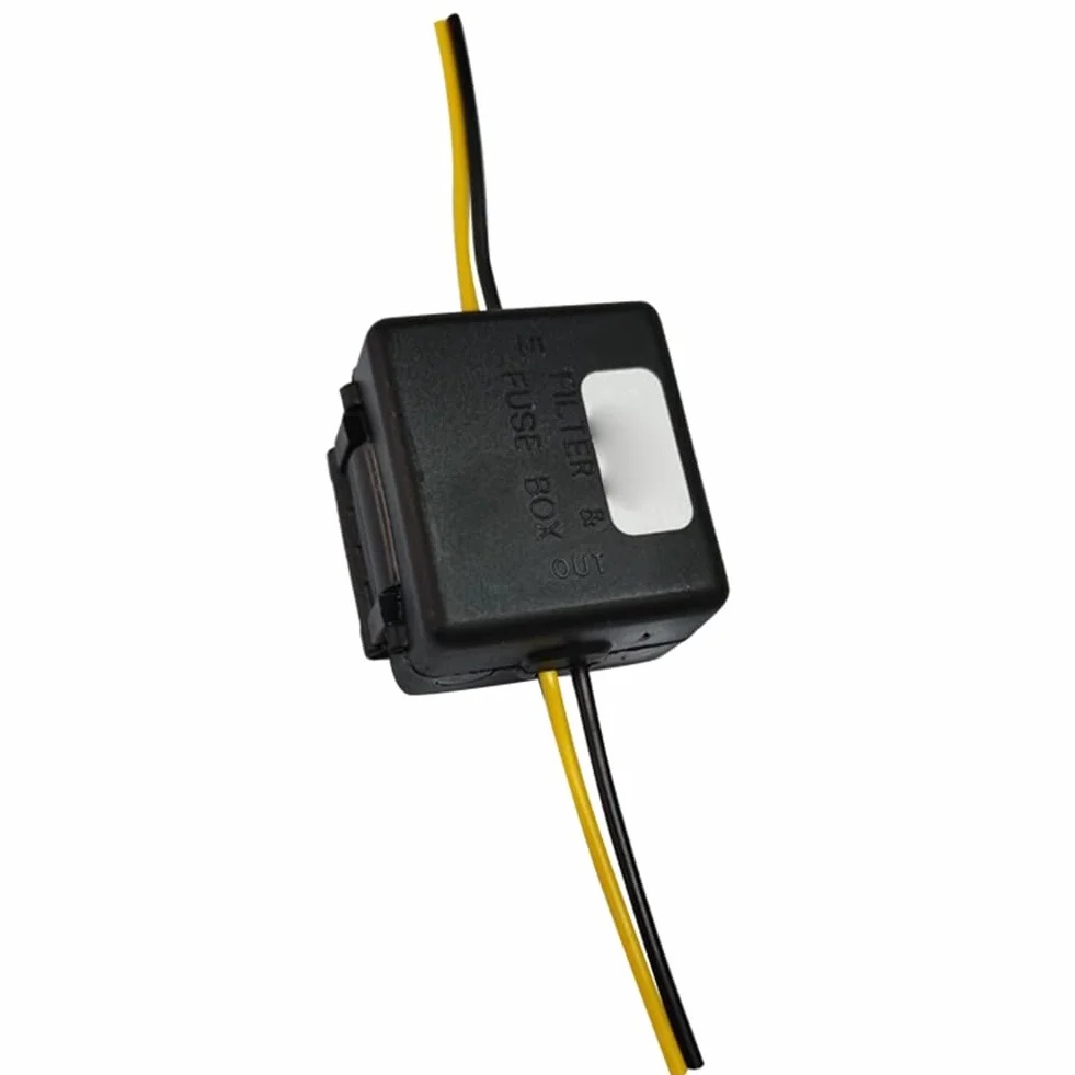 SweetSerenade Filtro de Potencia para AutomóVil Filtro de Fuente de AlimentacióN EstéReo de 12 V Reductor de Ruido de Audio, para Amplificadores Ecualizadores