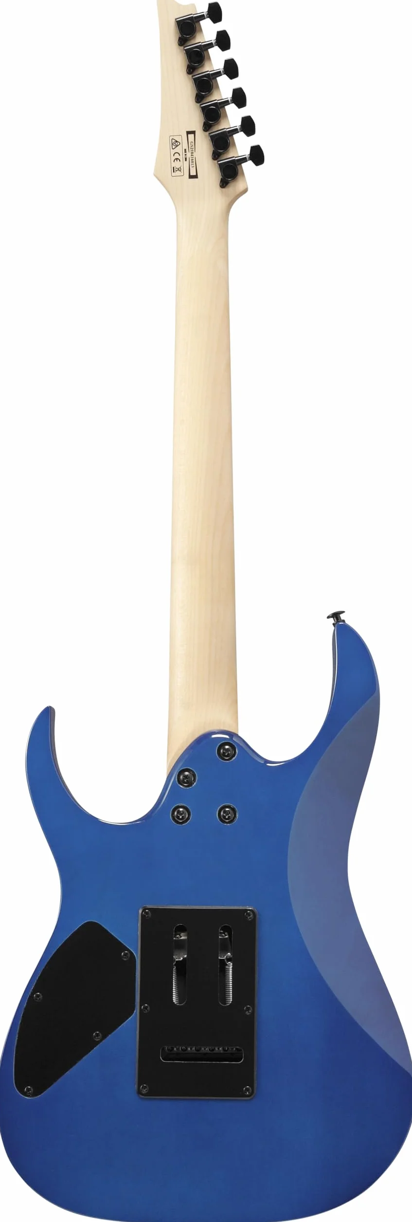 Ibanez GRG120QAASP-BGD GIO Series Guitarra eléctrica - Herrajes negros - Gradiation azul