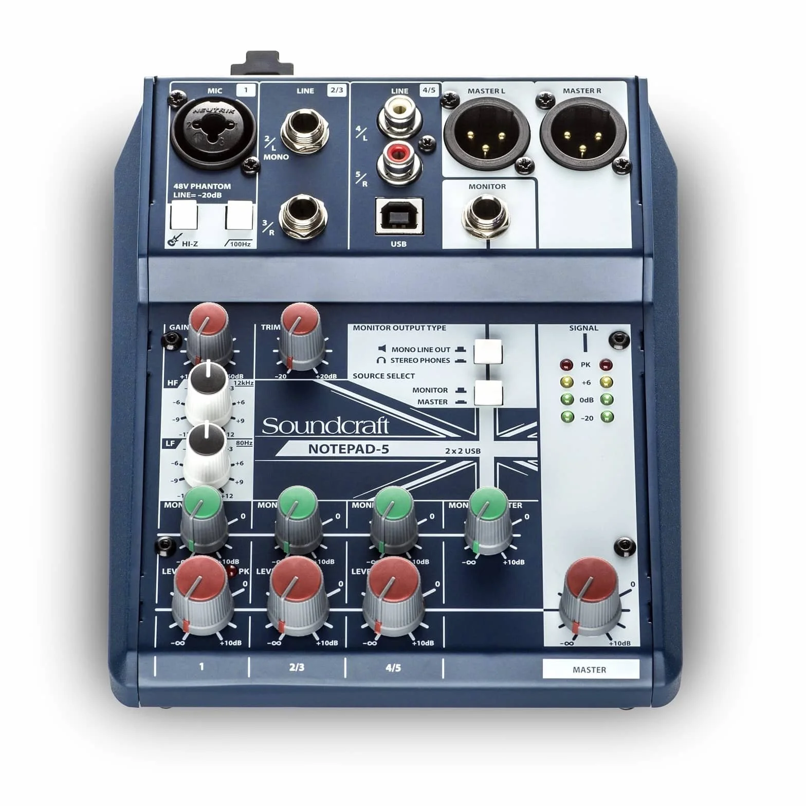 SOUNDCRAFT NOTEPAD-5 Mezclador