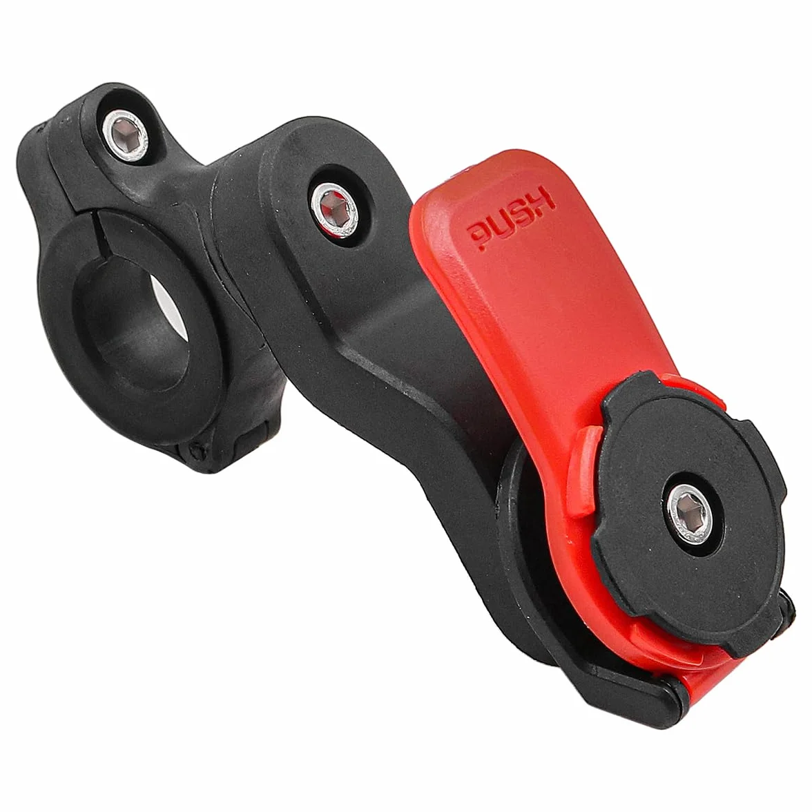 WANGCL Soporte de teléfono para motocicleta, giratorio de 360°, soporte de teléfono para bicicleta, sin bloqueo de la pantalla para manillar de motocicleta, bicicleta, scooter, de 22,2 a 28,6 mm