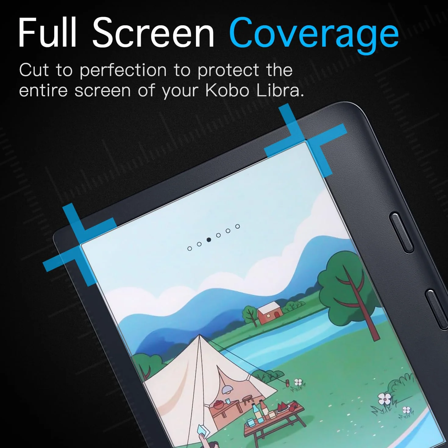 MoKo 2 Protectores de Pantalla Antirreflejos para Kobo Libra Colour 7" 2024/2025, Película Protectora Mate PET Cobertura Completa