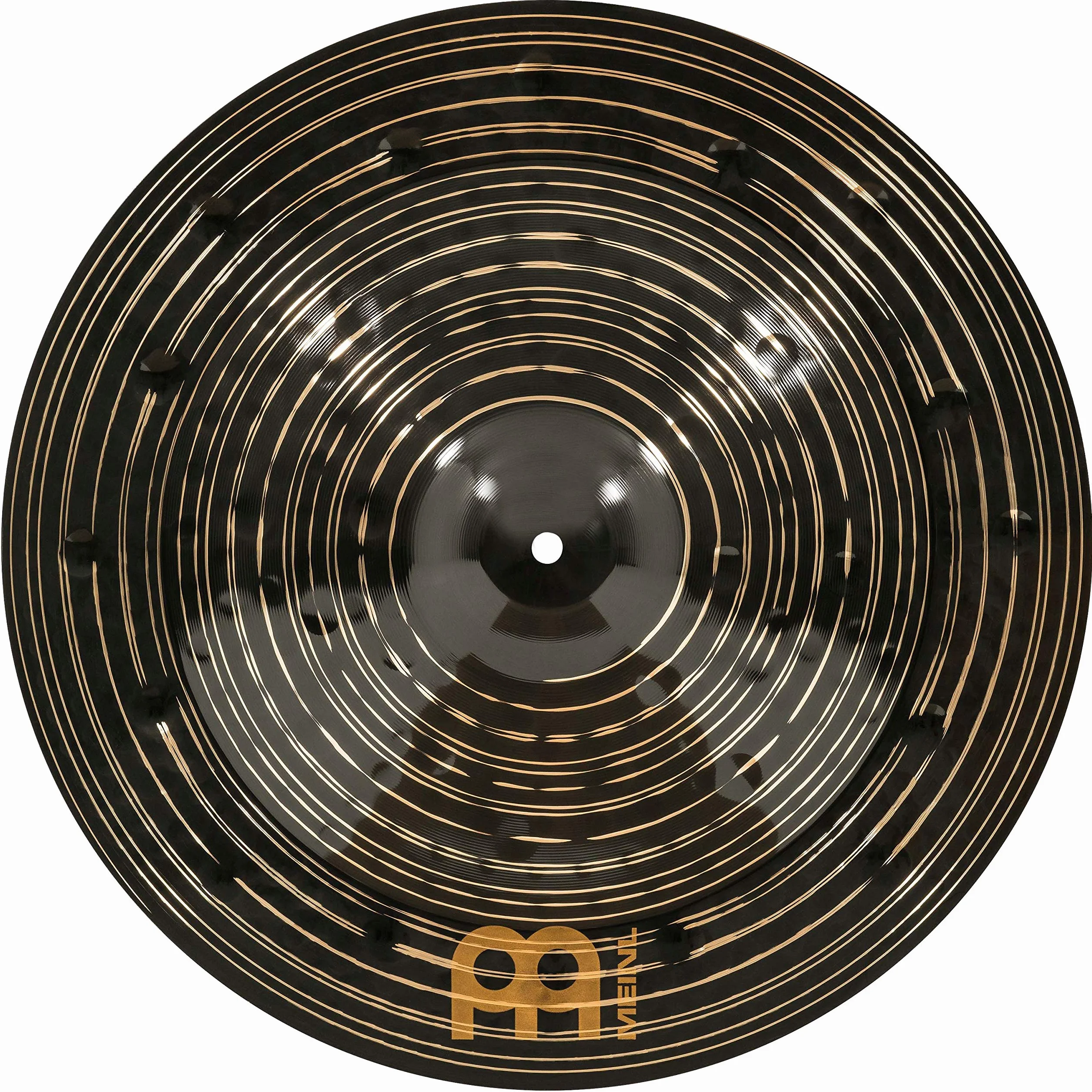 Meinl Cymbals Classics Custom Dark Plato China de 18 pulgadas (45,72cm) Platillos de Batería - Bronce B12, Acabado Oscuro (CC18DACH)