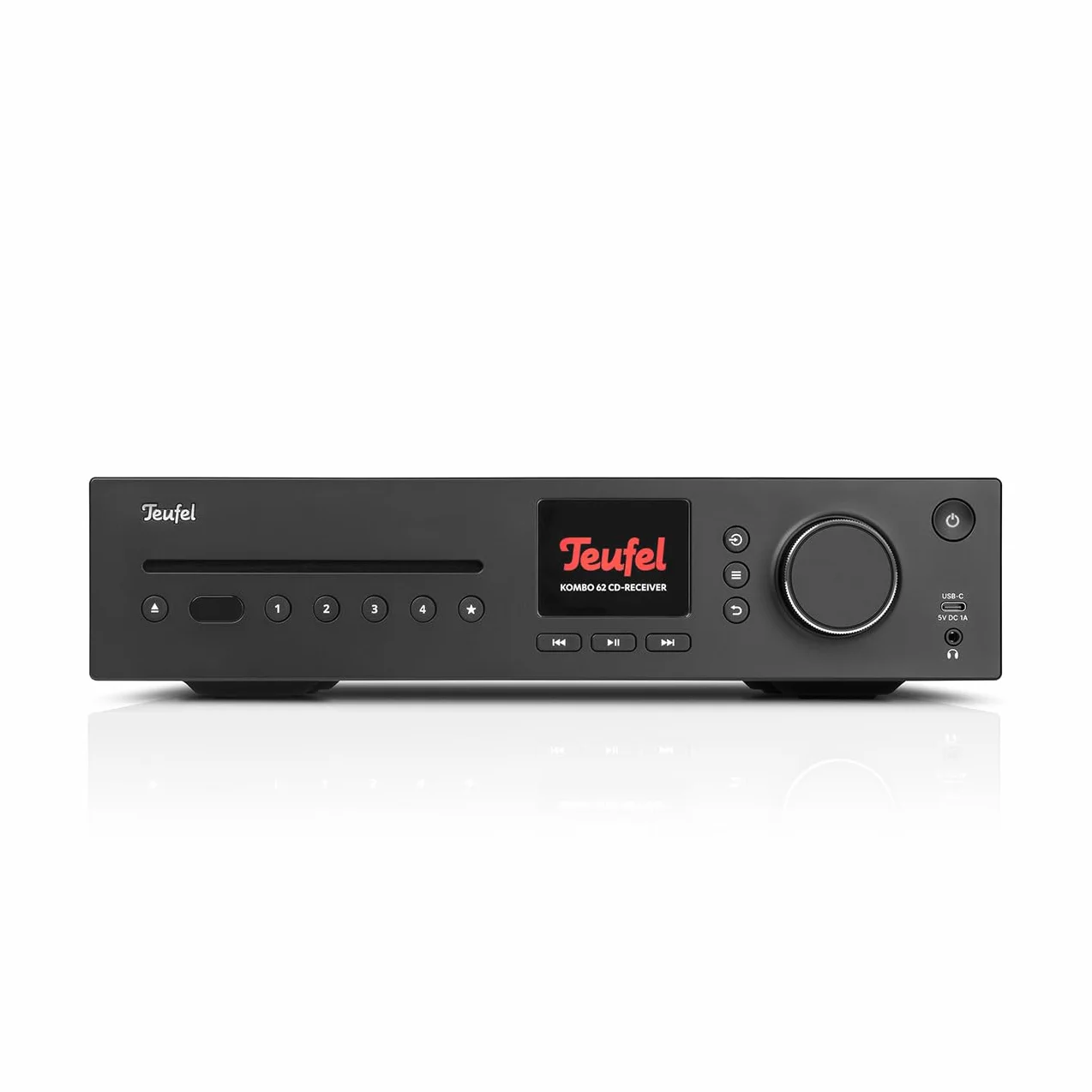 Teufel Ultima 20 KOMBO 3 SE - Cadena HiFi Estéreo con Bluetooth y CD, Potente, LAN, WiFi, Radio Digital DAB+, USB, Sistema de 3 Vías, Música, Películas, Juegos (Negro)