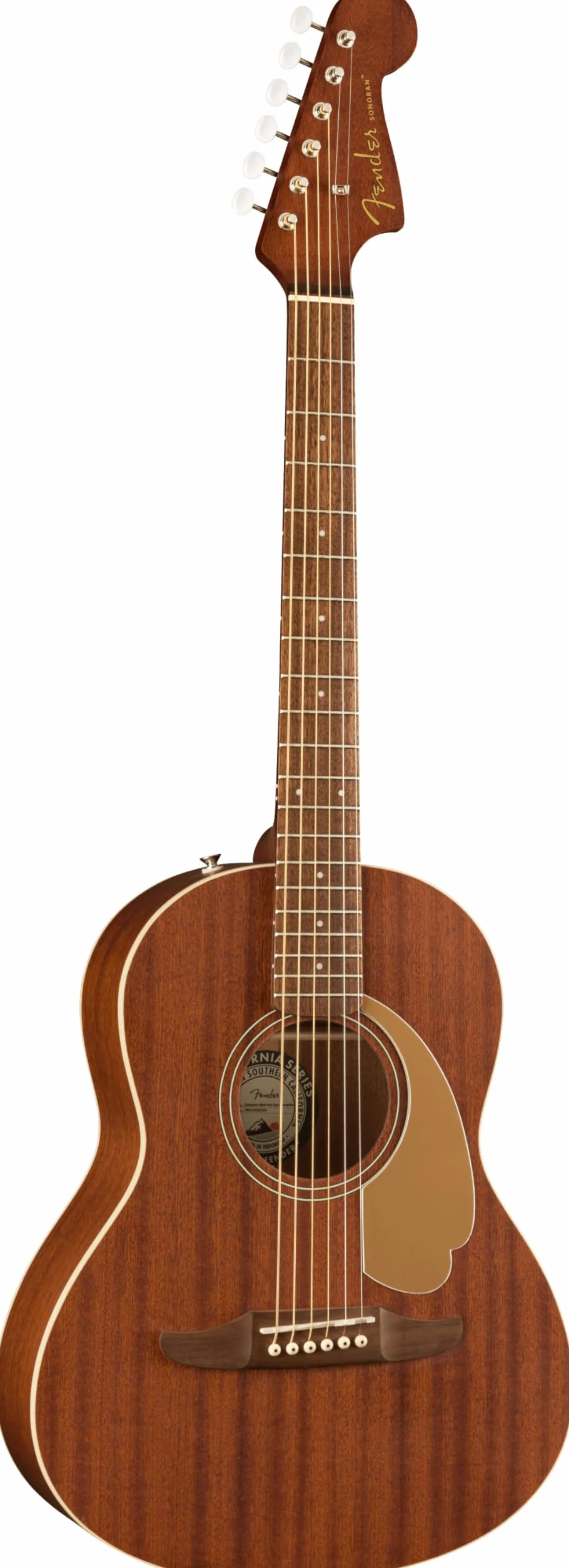 Fender Sonoran - Mini guitarra acústica, caoba con bolsa
