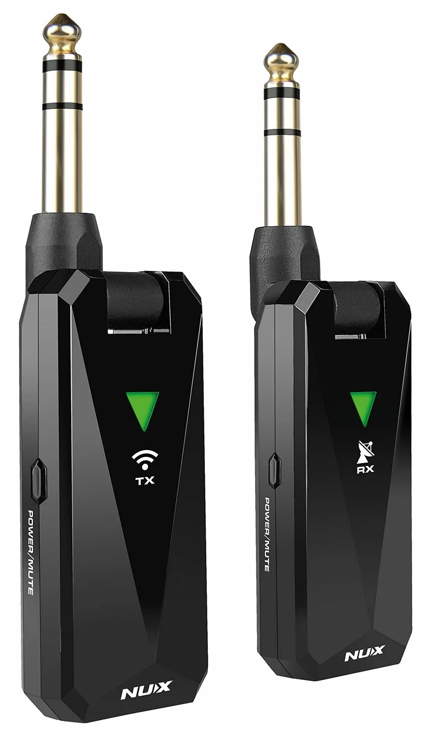 Nux B-5 RC - Sistema inalámbrico para guitarra y bajo, recargable, alta calidad, baja latencia