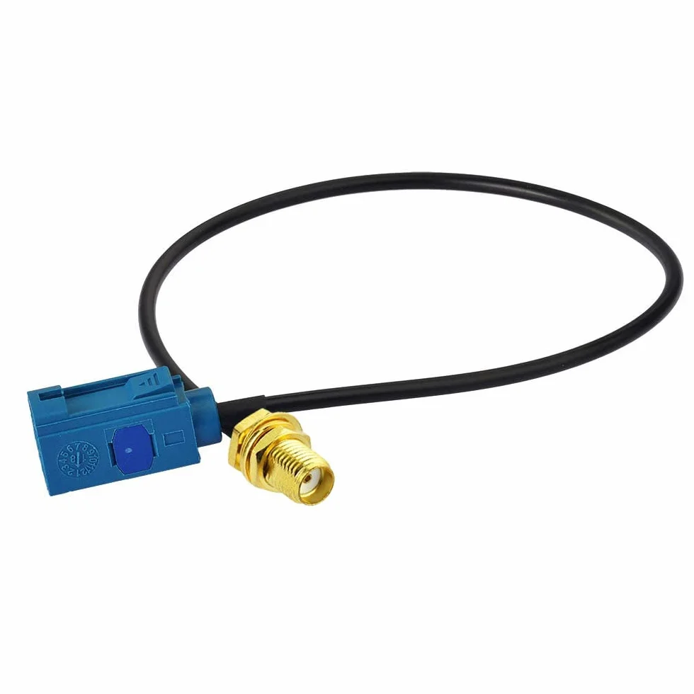 Bingfu Cable Adaptador de Antena de Fakra Z a SMA para Coche para Unidad Principal Estéreo de Android para Coche Navegacion GPS Radio FM AM Radio Satelital Sirius XM Telemática 4G LTE Módulo Bluetooth