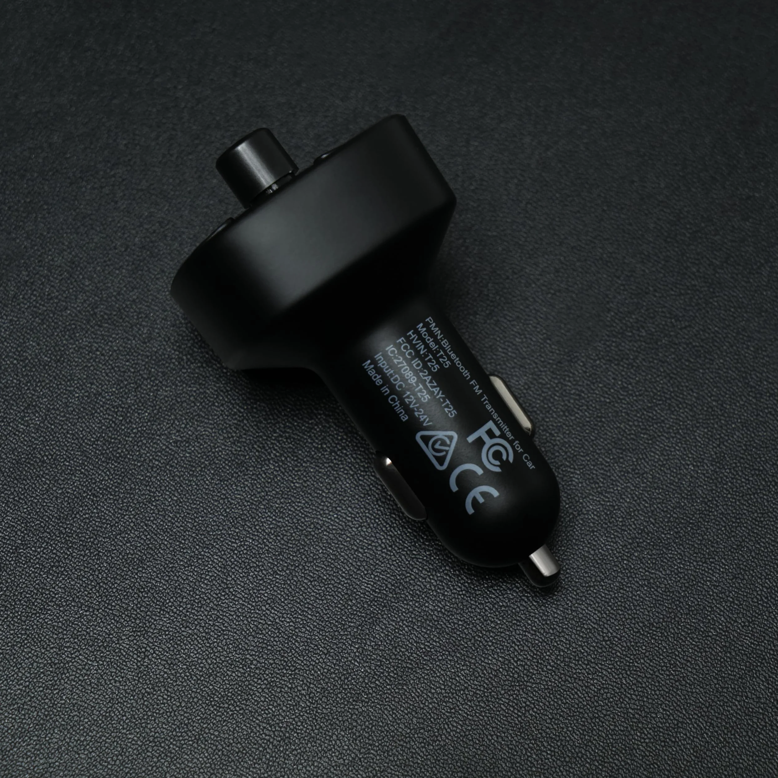 LENCENT Transmisor FM Bluetooth Coche Manos Libres Inalámbrico Reproductor MP3 Adaptador Radio Dual USB 5V/2.4A 1A SD USB