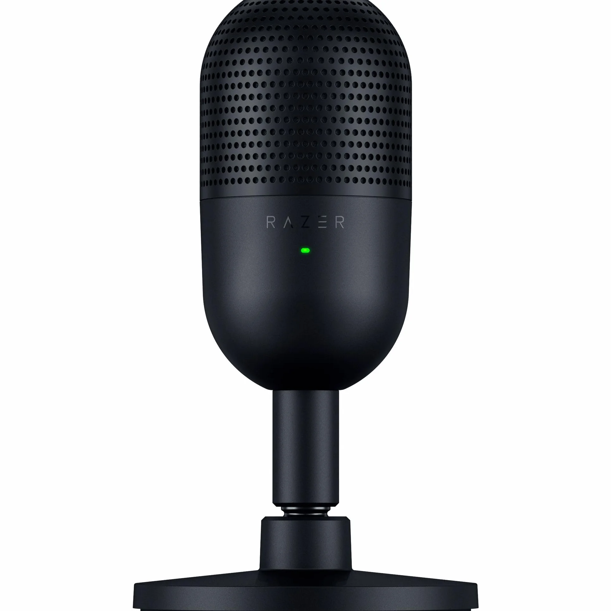 Razer Seiren V3 Mini - Micrófono USB ultracompacto - micrófono de condensador de 14mm (patrón de captación supercardioide, sensor Tap-to-Mute con indicador LED, amortiguador incorporado) Negro