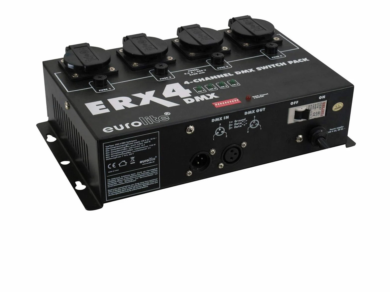 Eurolite 70064210 Erx-4 Dmx - Regulador de intensidad