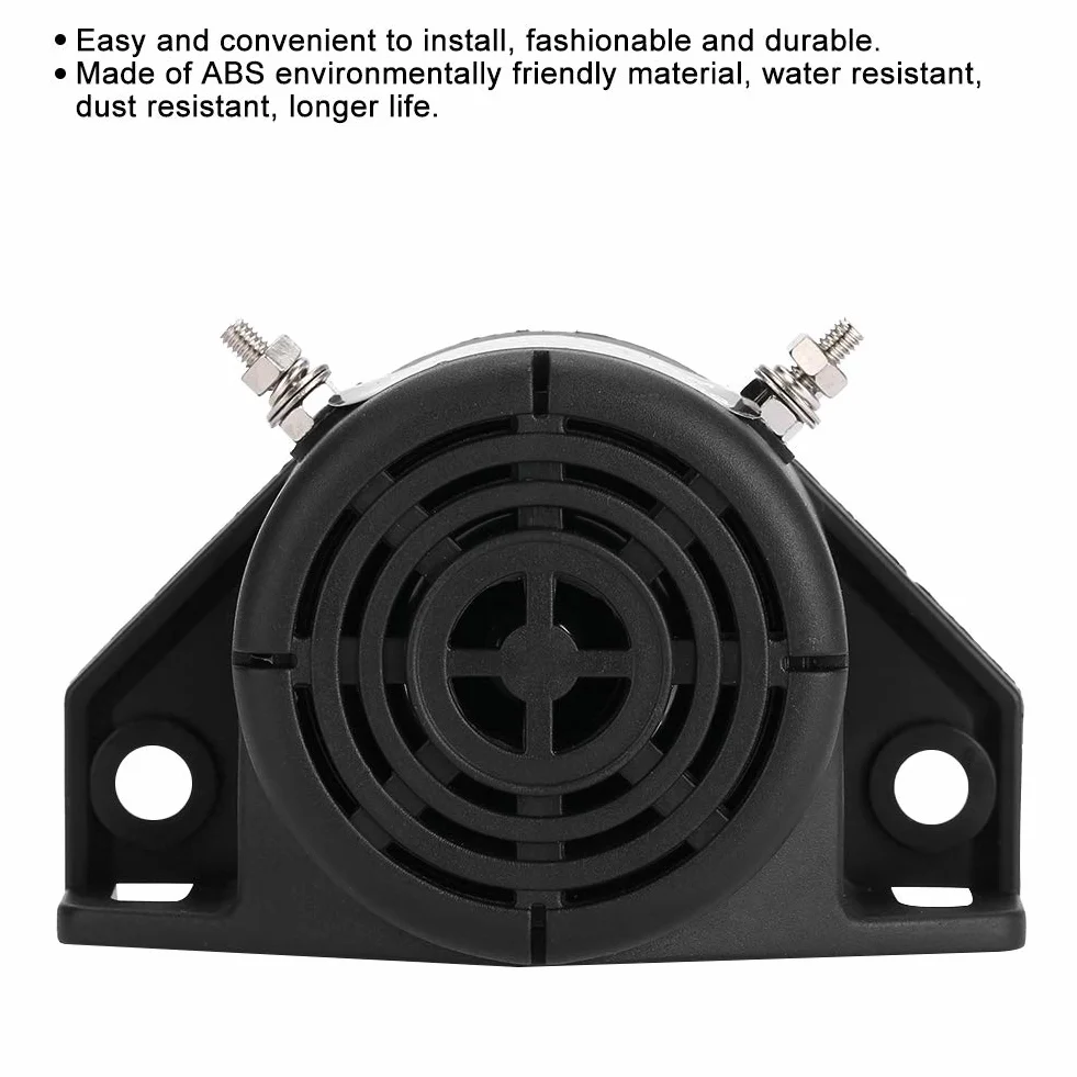 Alarma de Marcha Atrás Sonido Lound 12V-24V Avisador Acústico de Advertencia de Marcha Atrás para Coche para Camión