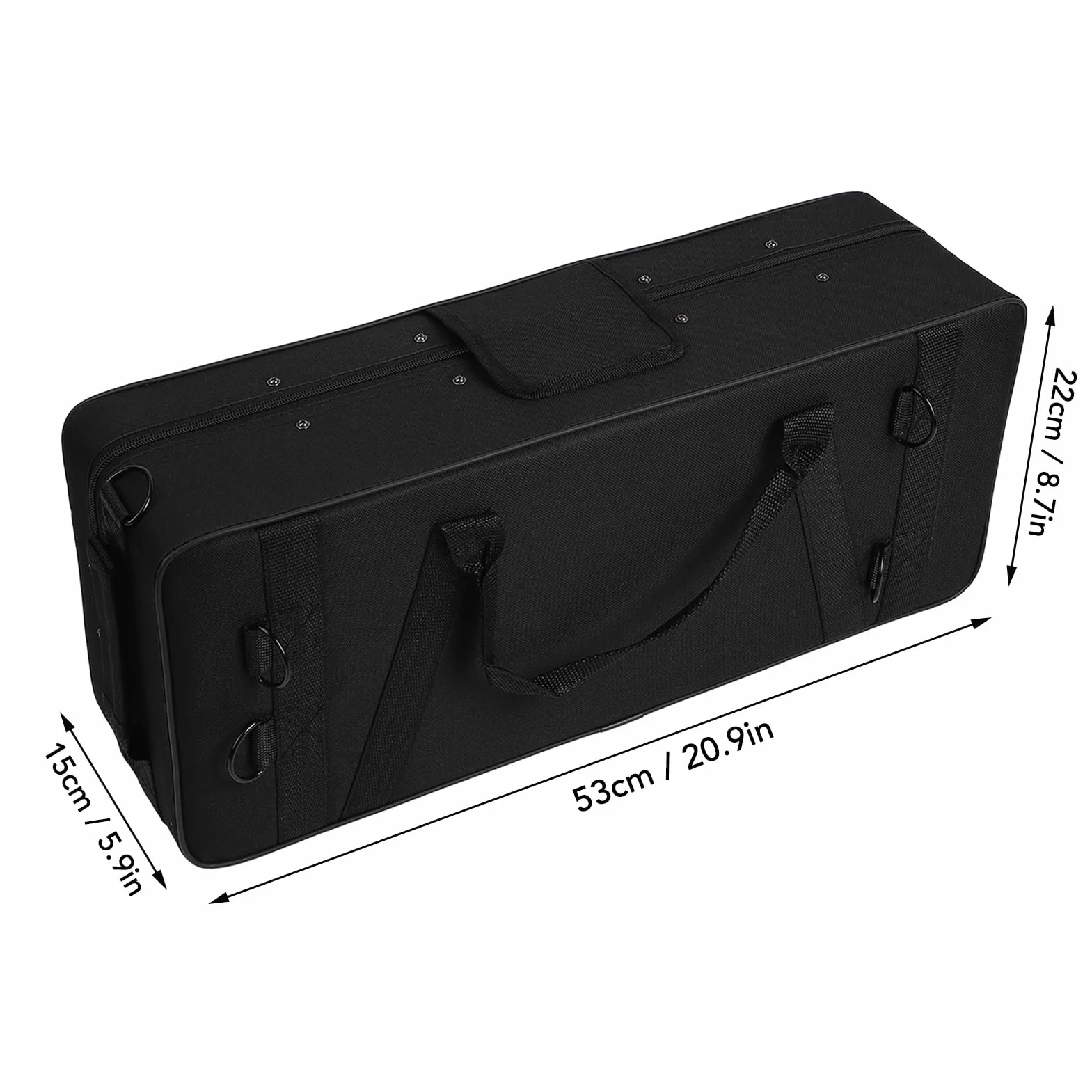 Tela de Oxford Trompeta Bolsa, Estuche de Trompeta, Acolchado Interno y protección contra raspaduras, Trompeta Maleta para su Transporte para músicos viajeros