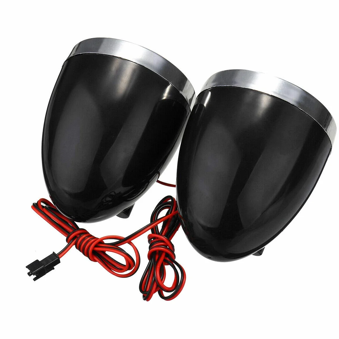 Altavoces estéreo inalámbricos Bluetooth para motocicleta, reproductor MP3, impermeable, audio FM para moto, bicicleta, ATV, UTV