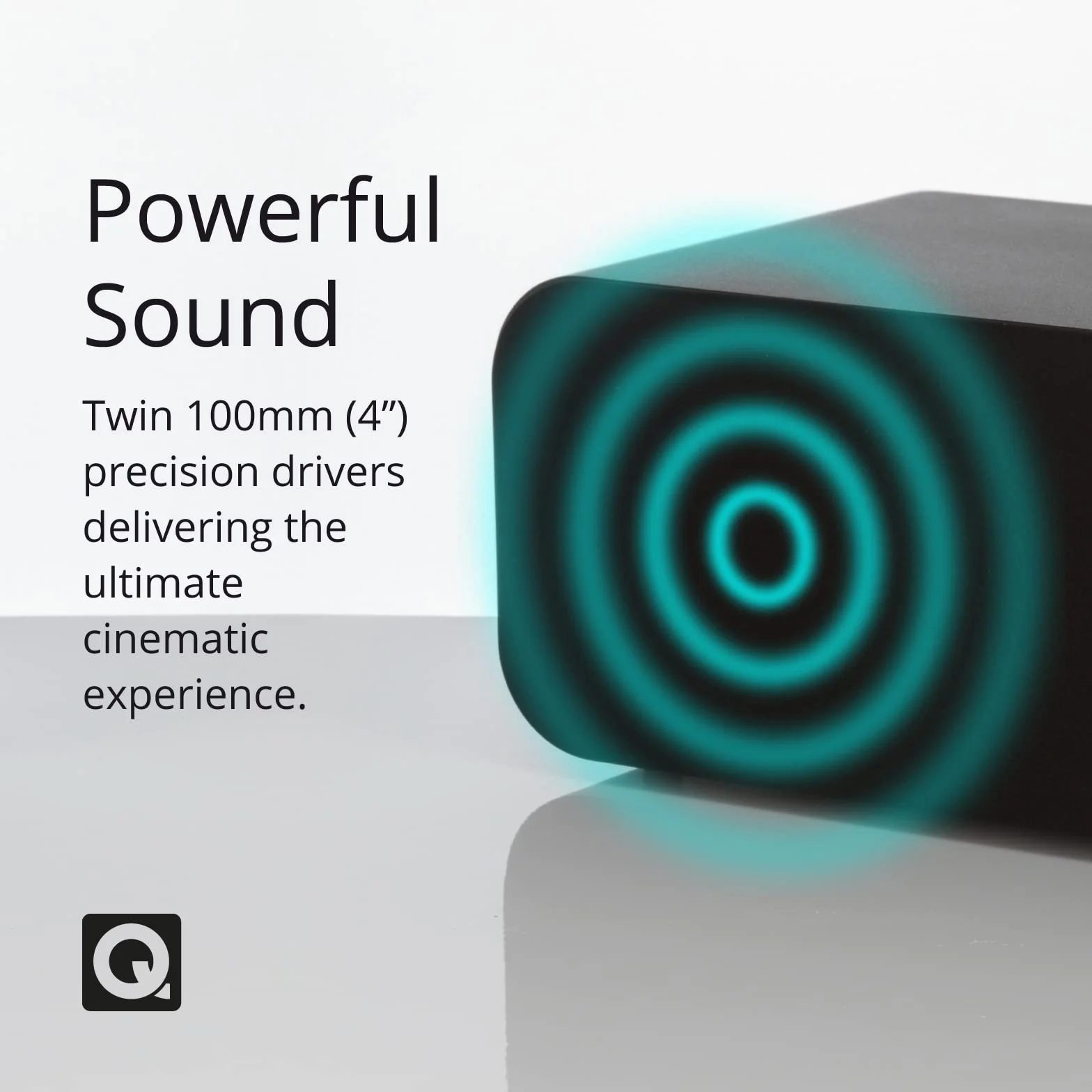 Q Acoustics 3090Ci Altavoz Central (Negro Carbono)
