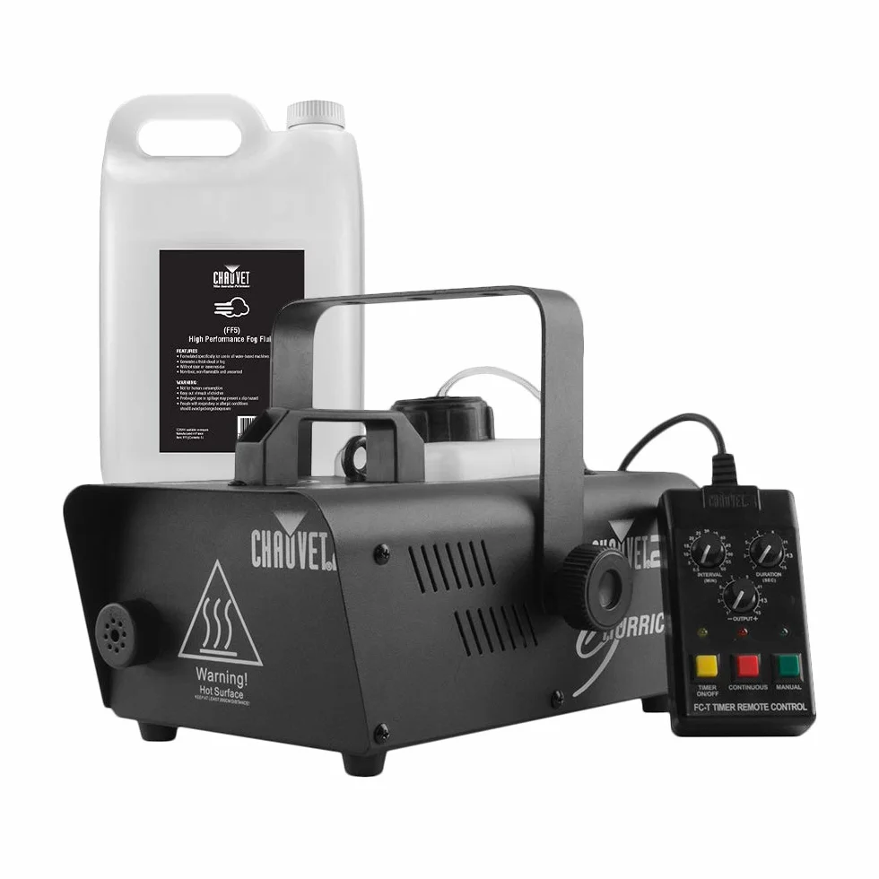 Chauvet H1200 Hurricane 1200 Smoke Machine inc Remote & 5L FluidL8