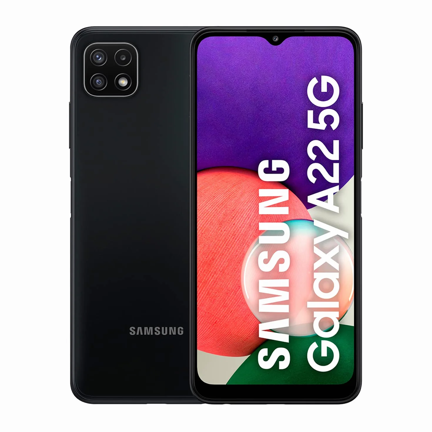 Samsun Galaxy A22 5G Teléfonos móviles 128GB 6.6 Zoll (16.8cm) Dual-SIM Android 11 Gris (Reacondicionado)