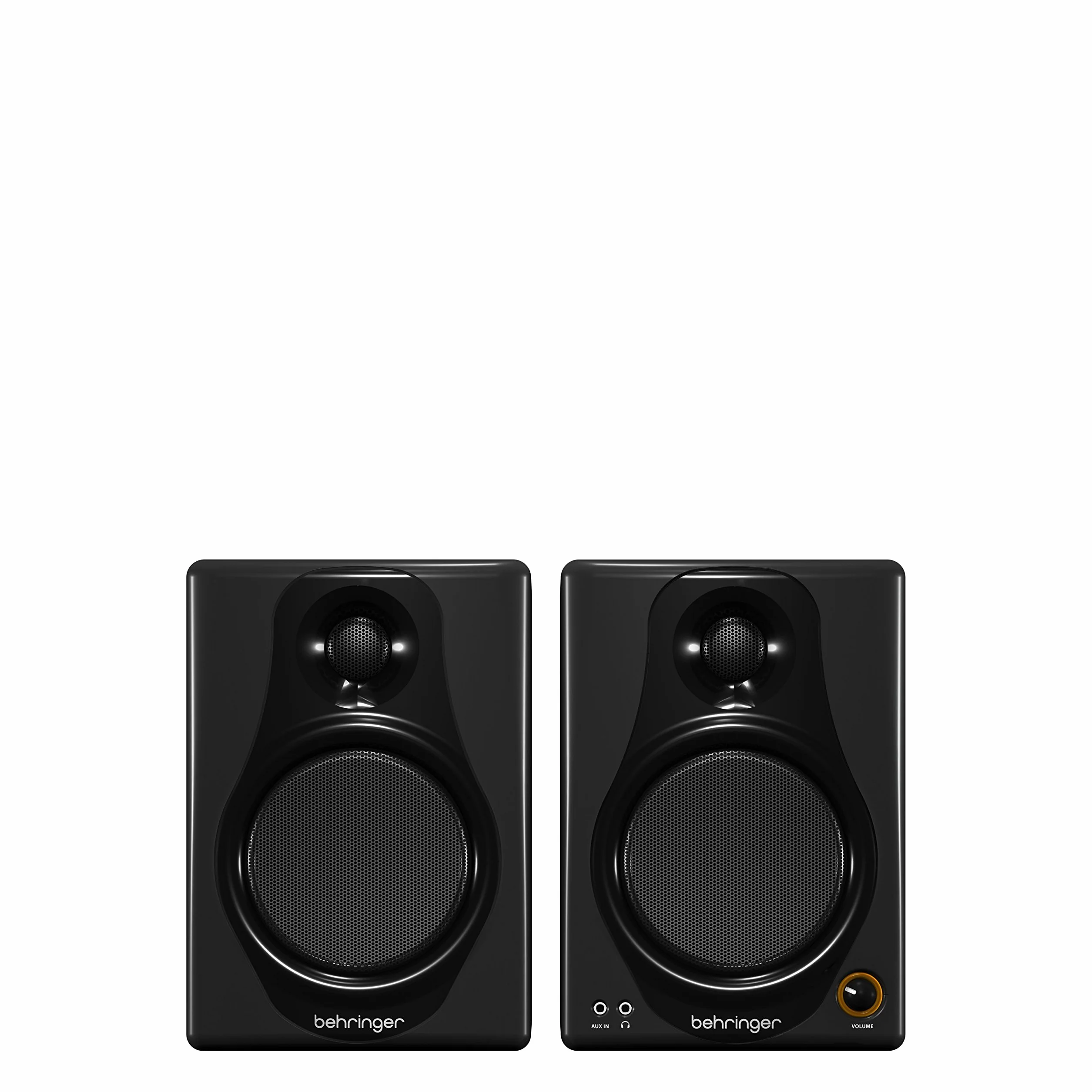 Behringer MEDIA 40USB Altavoces de monitor digital biamplificados de alta resolución de 150 vatios con entrada USB