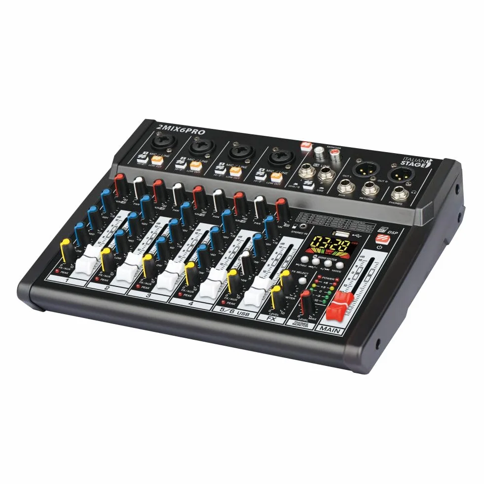 MIXER ITALIAN STAGE BY PROEL 2MIX6 PRO