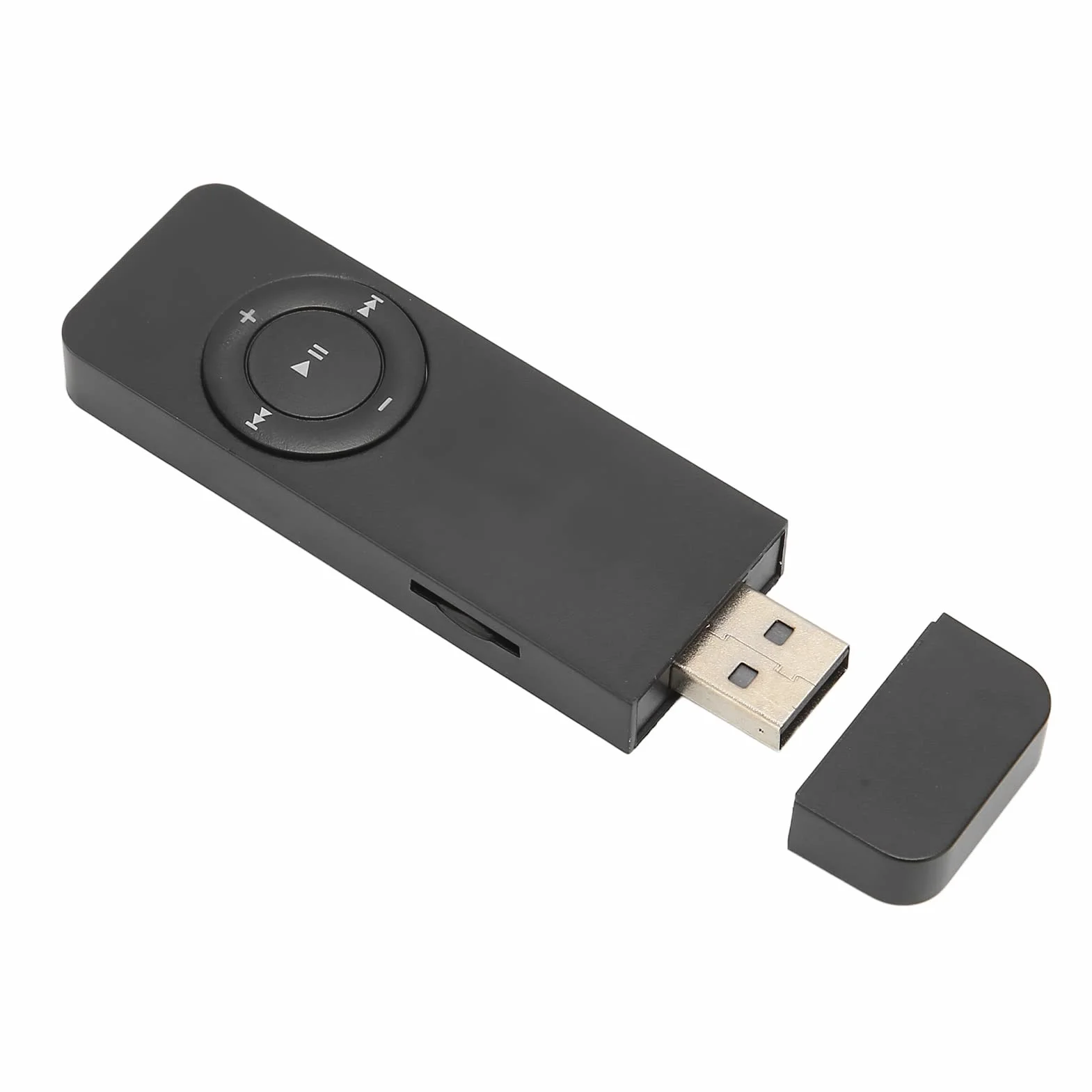ASHATA Reproductor de MP3, Reproductor de MP3 de Música Digital sin Pérdida Portátil de 64 GB, Reproductor de Música MP3 de Sonido de Alta Fidelidad Portátil, Mini Reproductor de Libros(Negro)