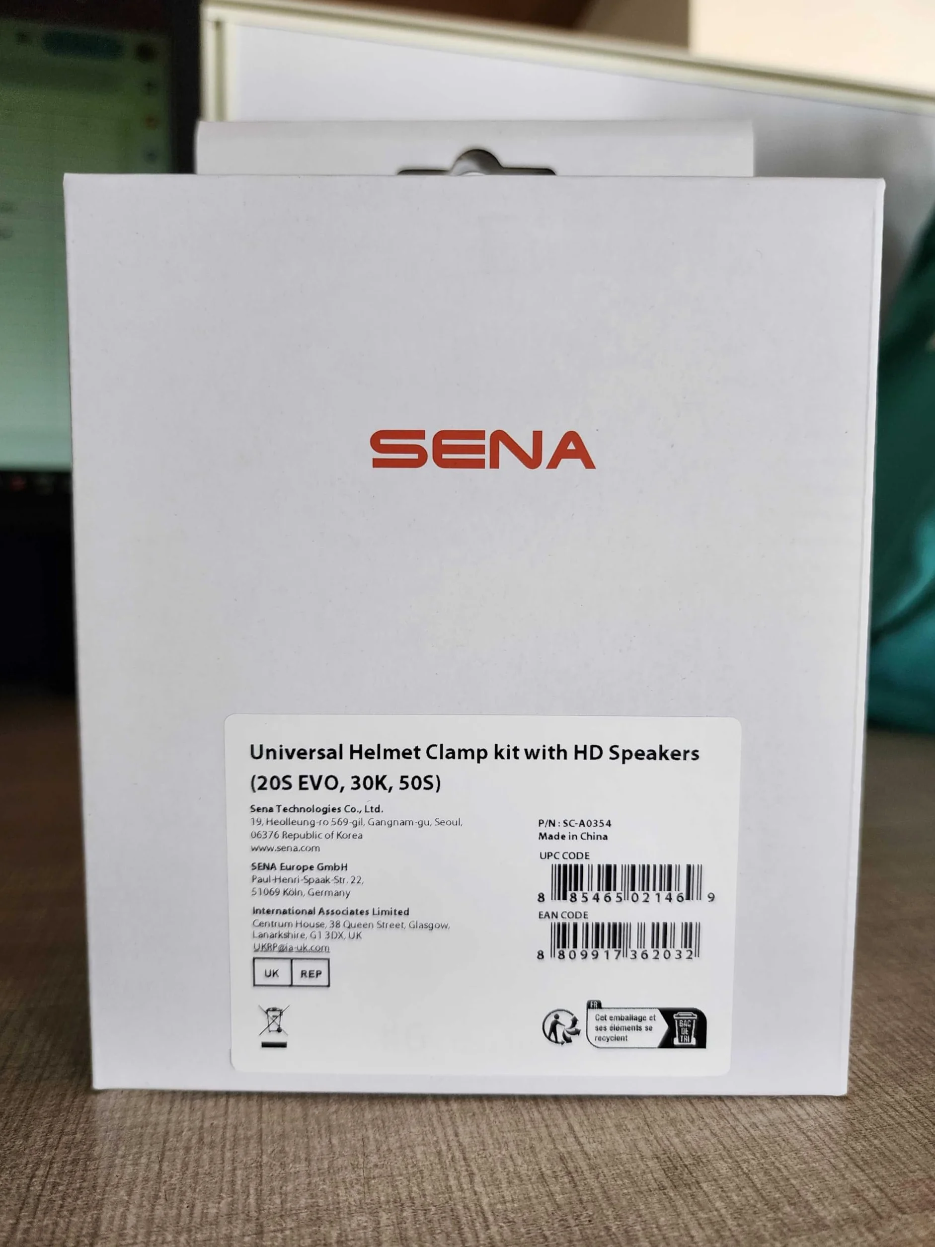 Sena Kit de Montaje Universal (20S EVO, 30K, 50S)