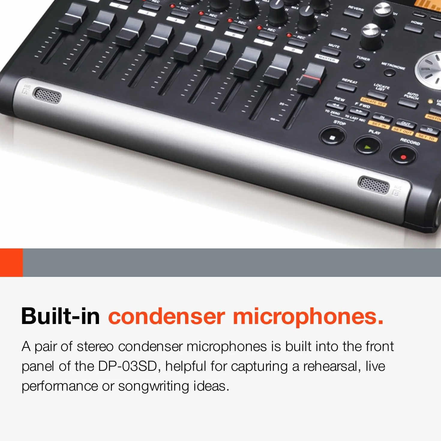 Tascam DP-03SD - Grabador multipista, color negro