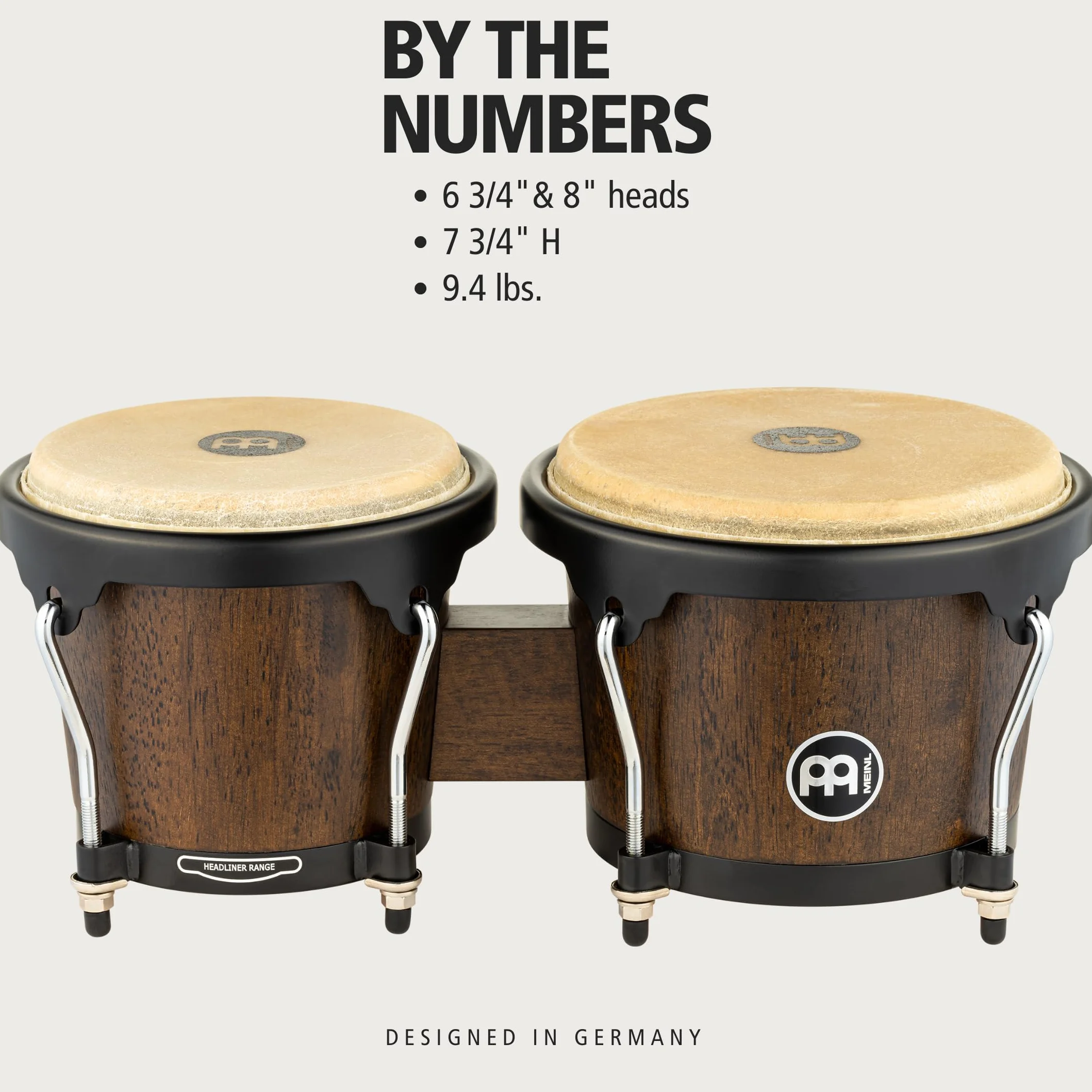 Meinl HB100VWB-M - Bongos, Barril de vino de la vendimia