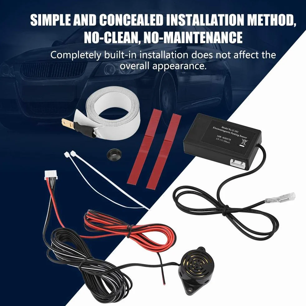 Radar De Marcha Atrás Sensor Aparcamiento Sensores Aparcamiento Seguridad por Radar Inducción Electromagnética Camioneta Autocaravana RV Atrás Radar Inducción Electromagnética para Coche Camión RV