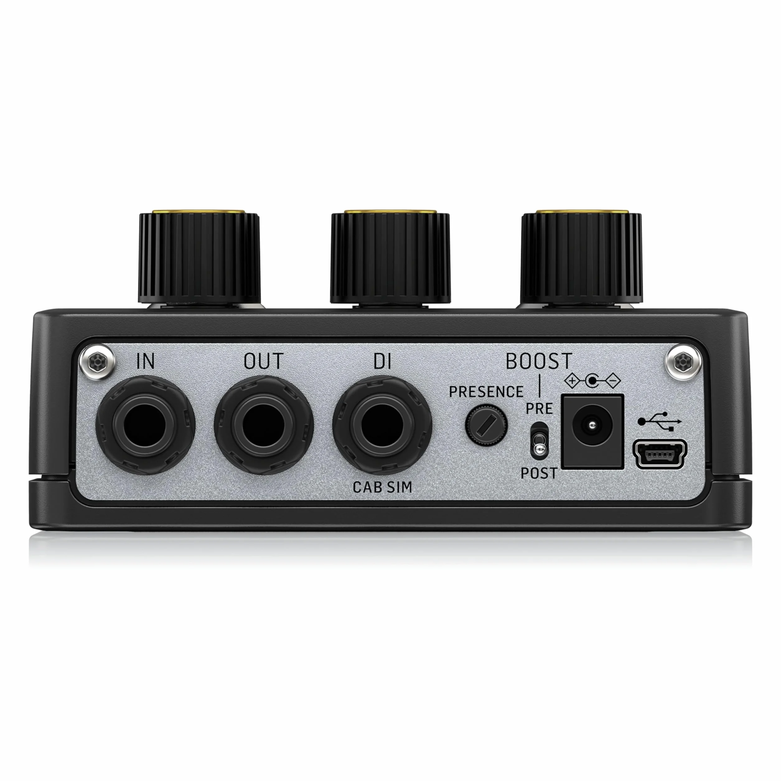 TC Electronic JIMS 800 PREAMP Pedal de Guitarra | Preamp de Guitarra de Doble Canal con Controles Independientes de Canal, Aumento Pre/Post y Salidas Dedicadas para DI y Auriculares