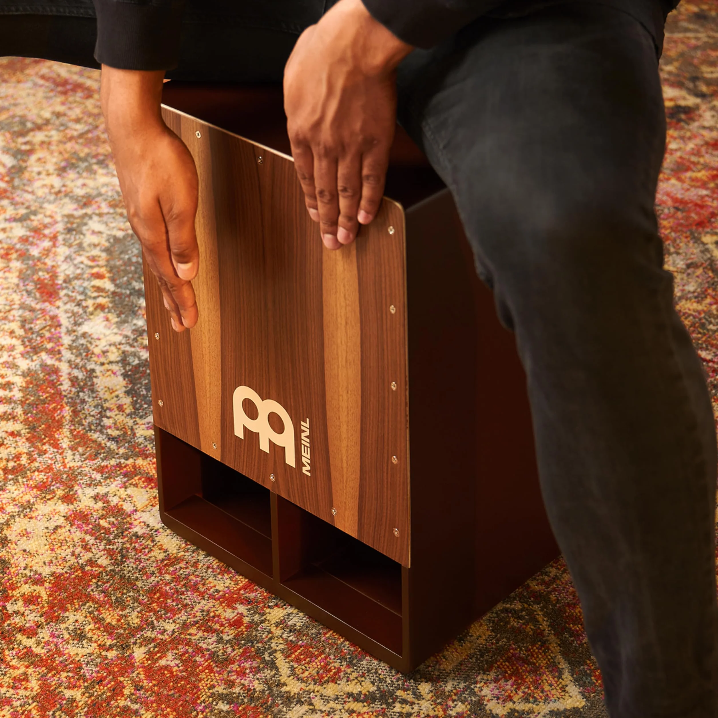 Meinl Percussion - Cajon flamenco, Madera de nogal