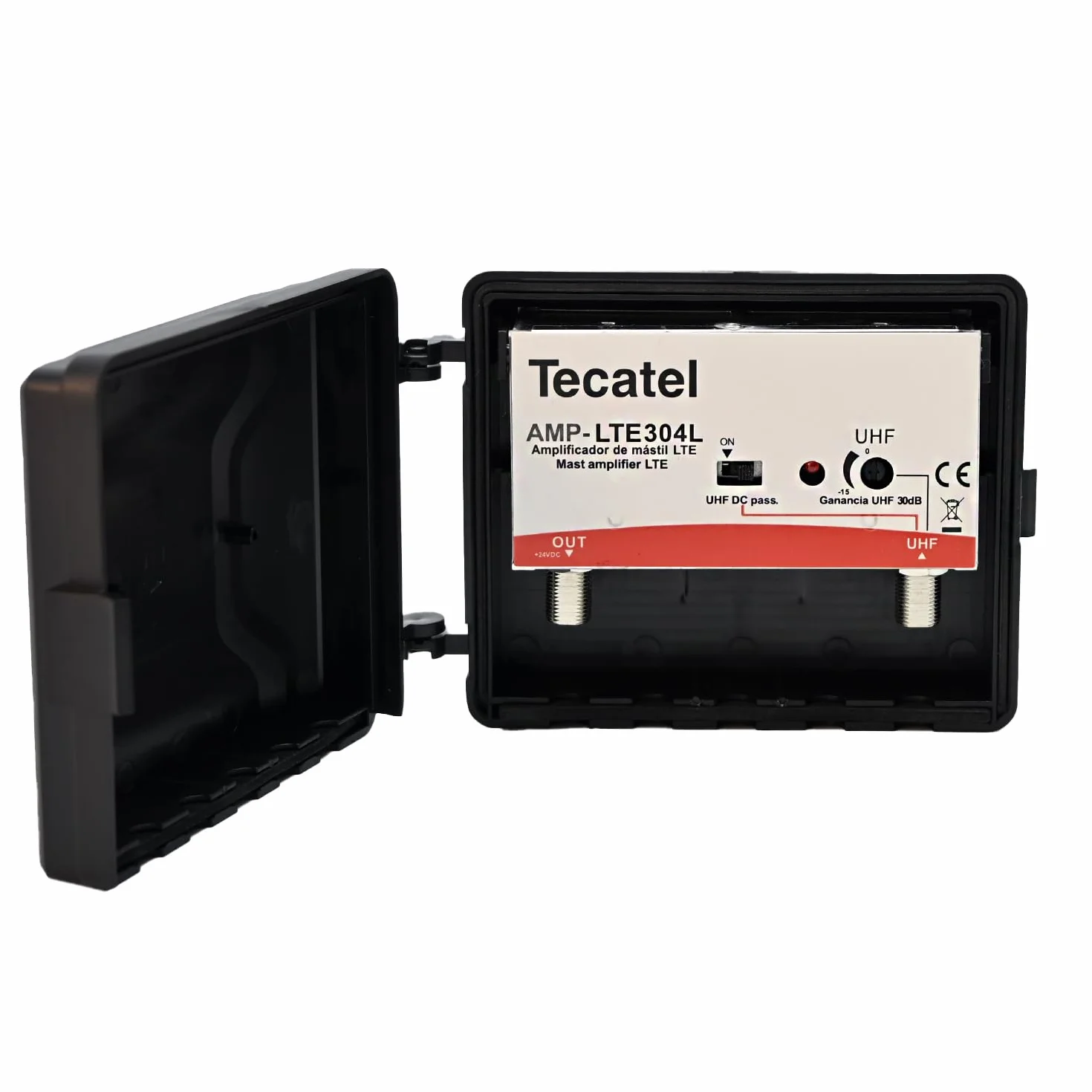 Amplificador de mástil Tecatel Máx 30dB, UHF LTE
