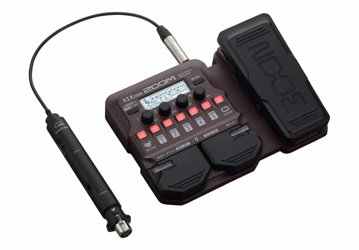 Zoom - A1X FOUR - Pedal multiefectos para guitarra acústica