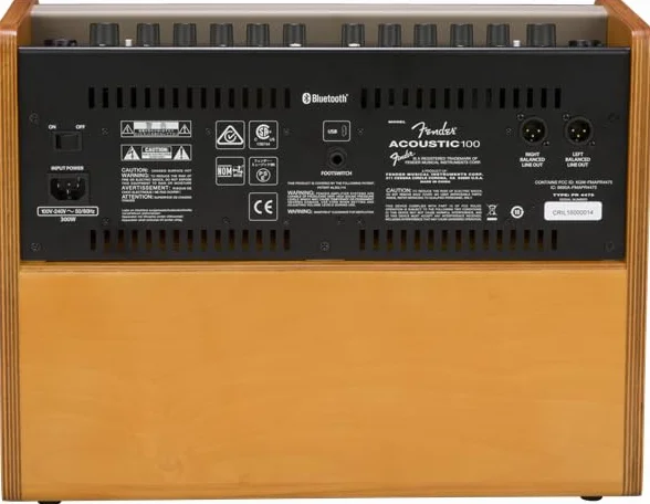 Fender Acústica de 100 amperios, para Guitarras y micrófonos electroacústicos