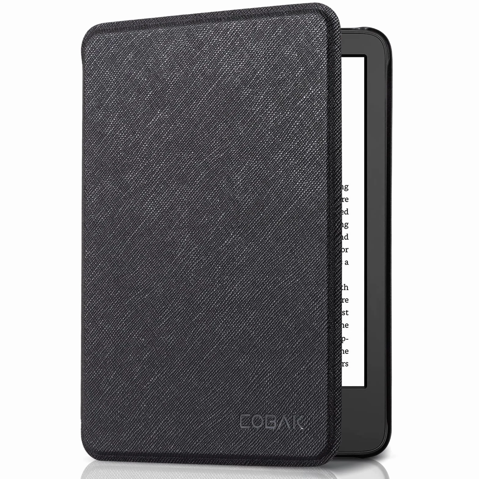 CoBak Funda para el Nuevo Kindle de 6" (11ª Generación), e-Reader 2024 y 2022, Funda Protectora Ligera con Función de Suspensión/Activación Automática (Smart Cover), Negro