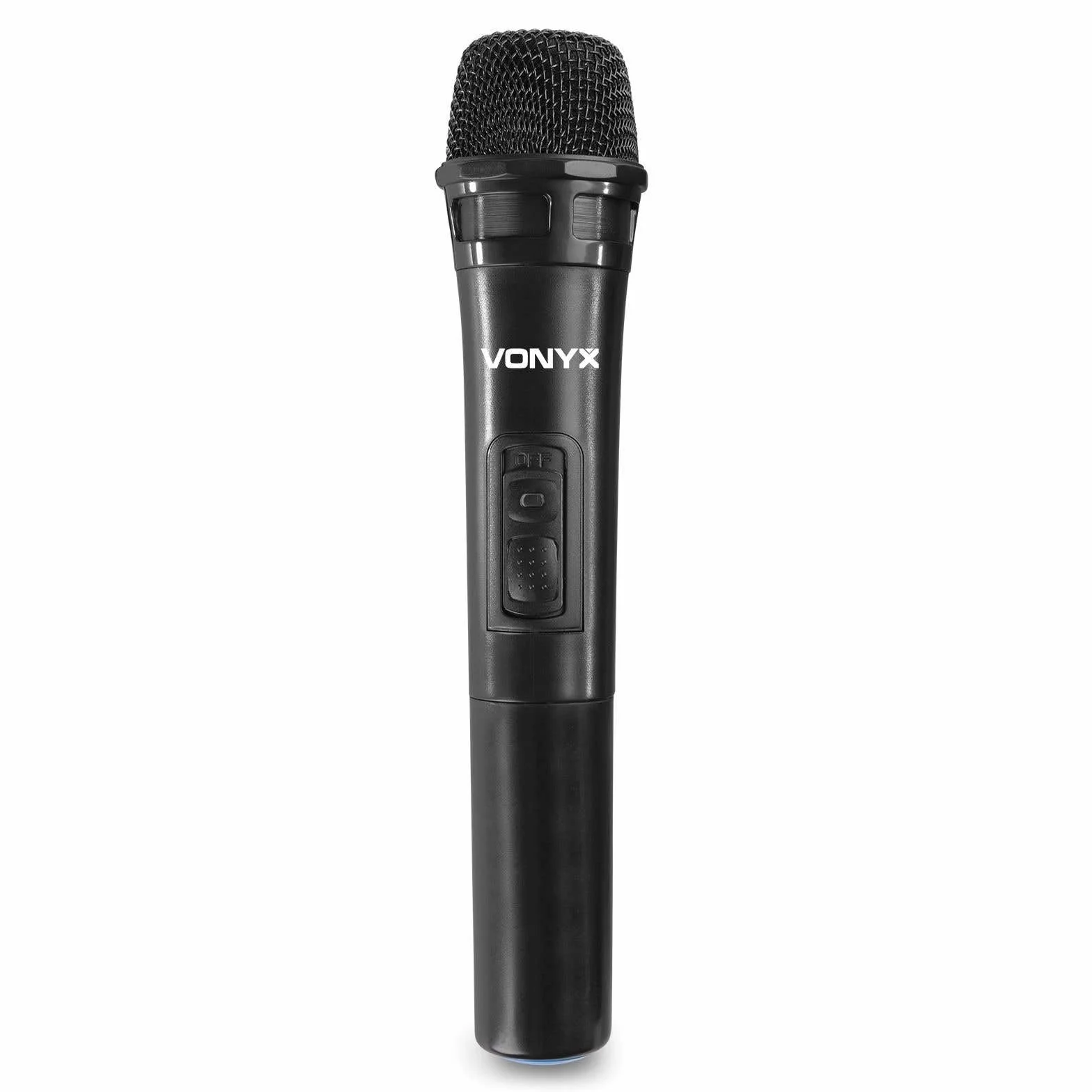 Vonyx VSA500-BP – Altavoz Bluetooth Grande Potente 12" 800W con micrófono inalámbrico de Mano y petaca UHF con micrófono de Diadema y Solapa, batería Recargable, USB, SD, Radio FM – Color Negro