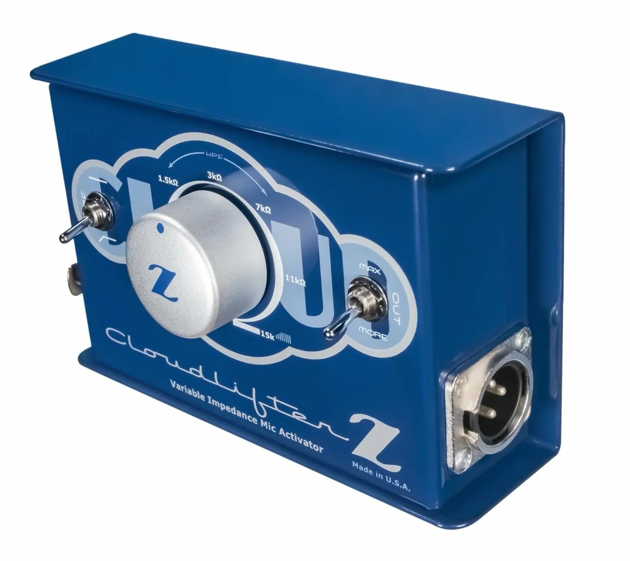 Cloud Microphones - Cloudlifter CL-Z - Activador de Micrófono Vari-Z - Preamplificador de Micrófono Ultra-Limpio con Control de Impedancia Variable - Fabricado en EE. UU.
