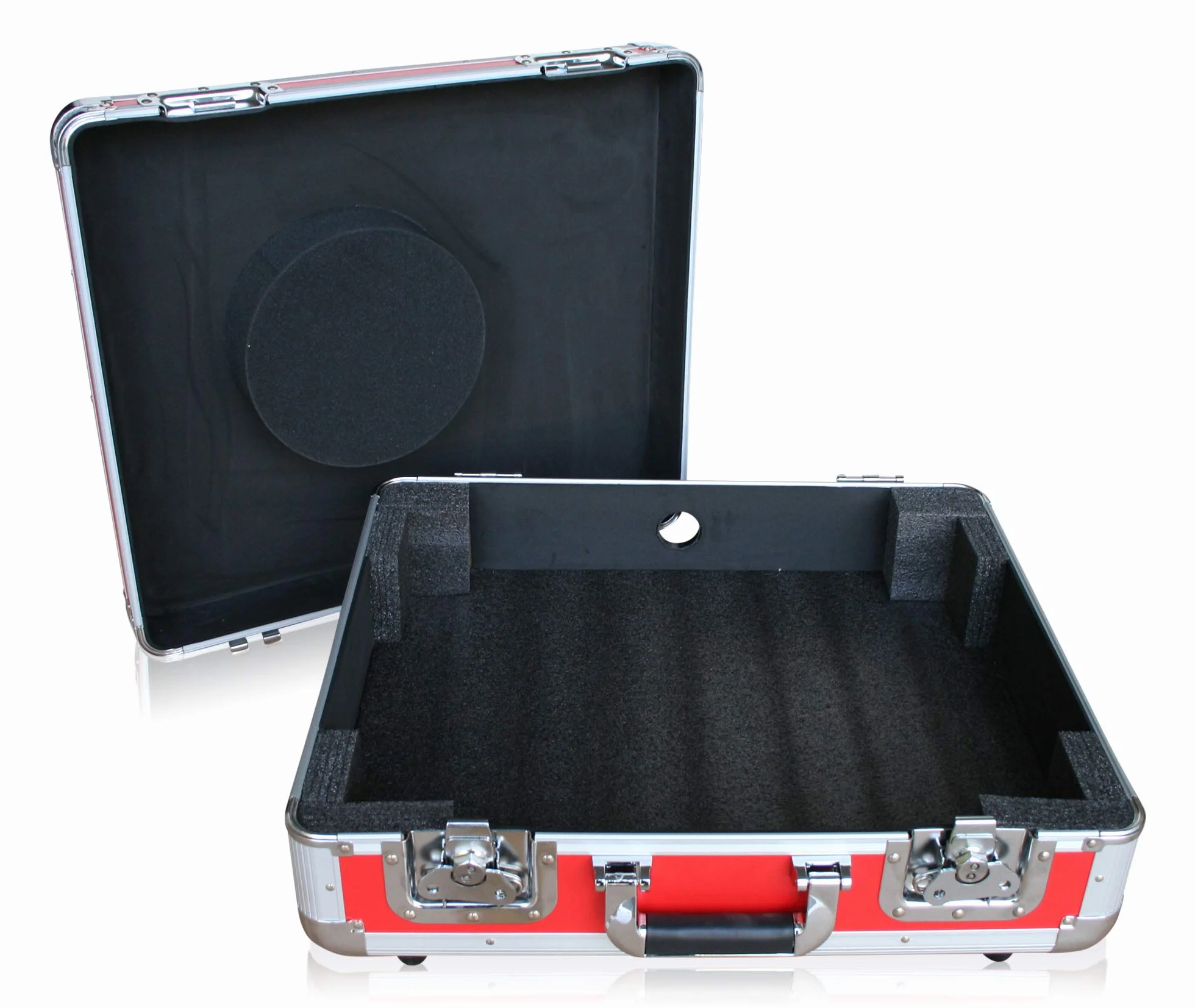 Maletín de tocadiscos para Technics Turntable DJ, rojo