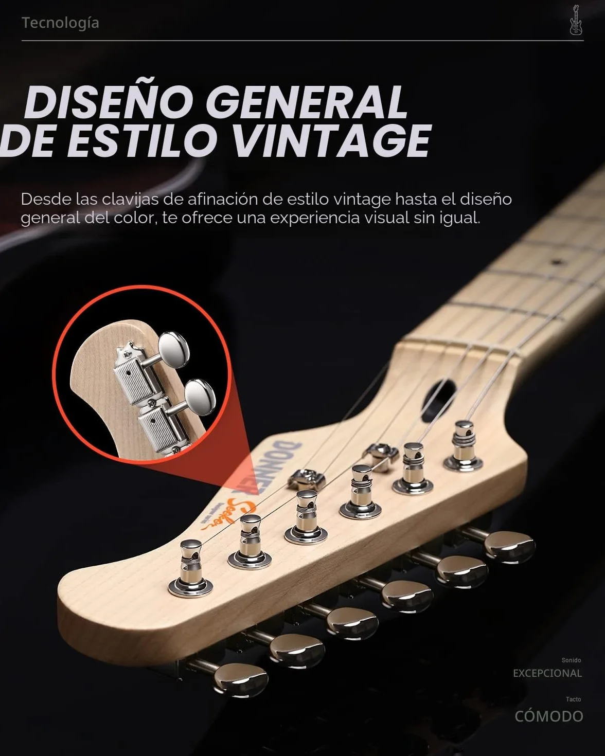 Donner Guitarra Electrica, Pack Guitarra Electrica de Tamaño Completo HSS Pickup Coil Split, Kit Guitarras Eléctricas con Amplificador, Accessories, DST-152B Negro
