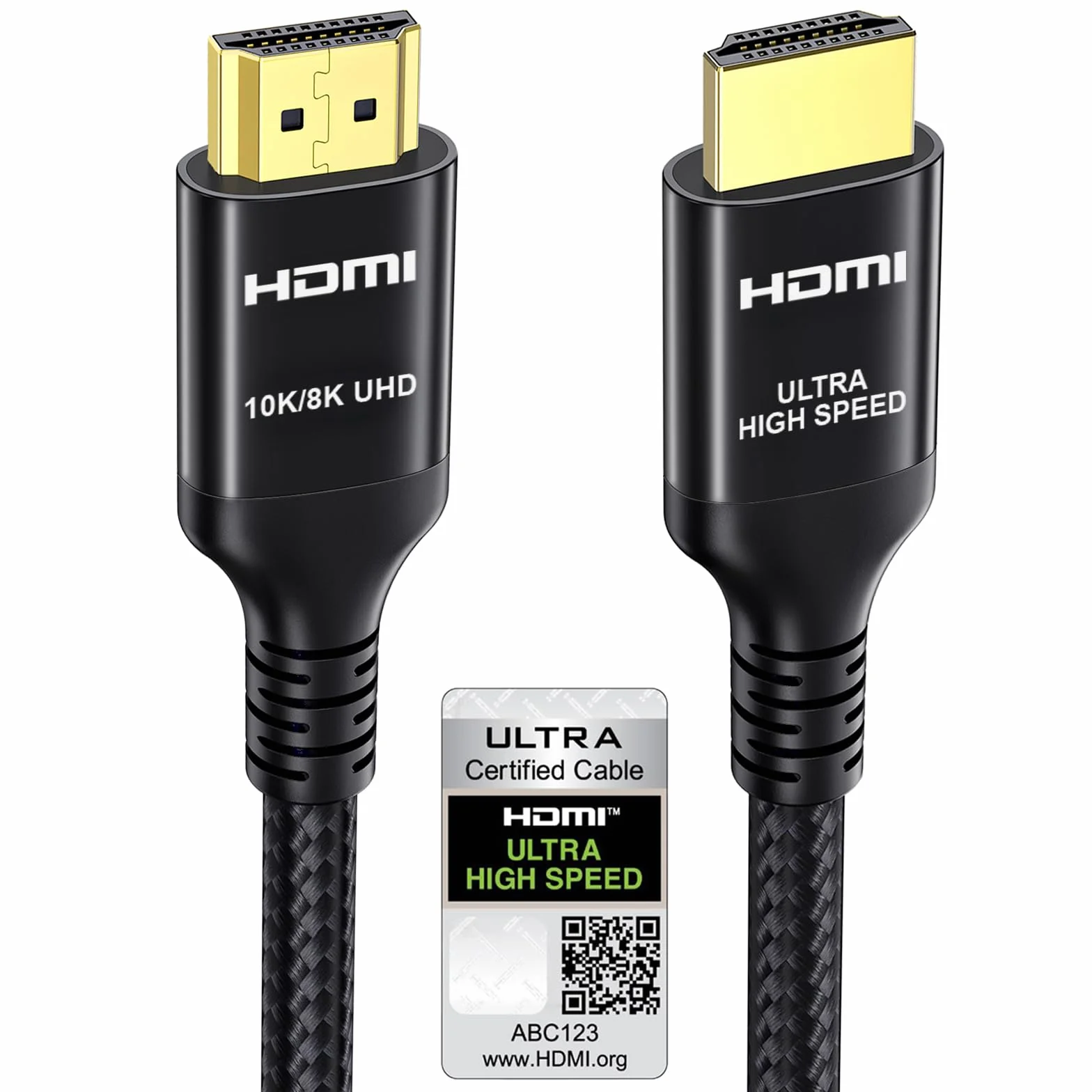 Cable HDMI 2.1 2 Metros 48Gbps Ultra Alta Velocidad 4K 240Hz 8K 60Hz 10K Aluminio HDCP 2.3 eARC HDR10+