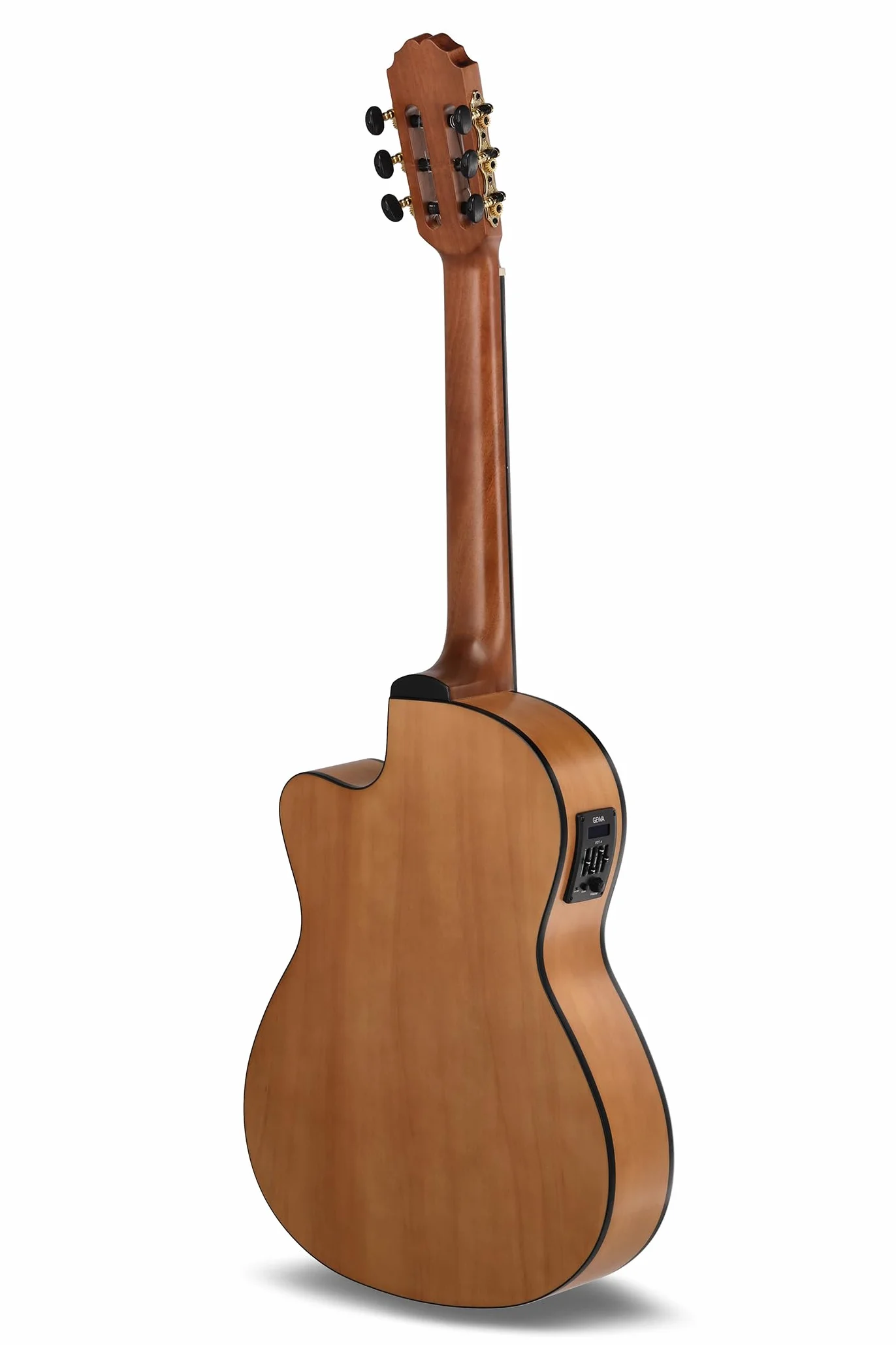 LUTHIER MANUEL RODRÍGUEZ Guitarra electroacústica Caballero Principio - Flamenco Cut - Tapa de abeto maciza - Fondo/aros de agathis - Preamp ETC-4 - CA-PM FE